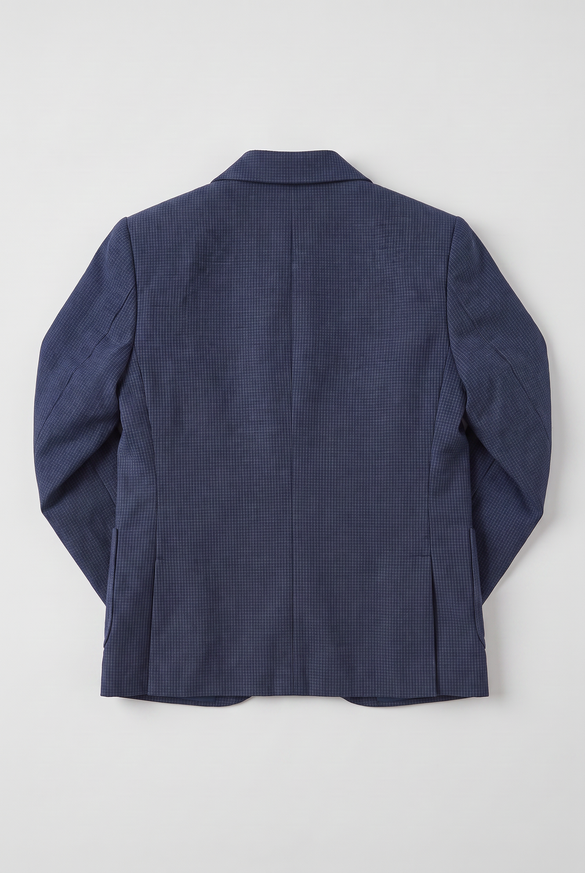 Jungen Baumwollmischung Slim Fit Formeller Köper Blazer - Marineblau