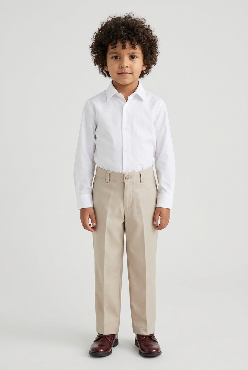 Jungen Formelle Anzughose - Beige