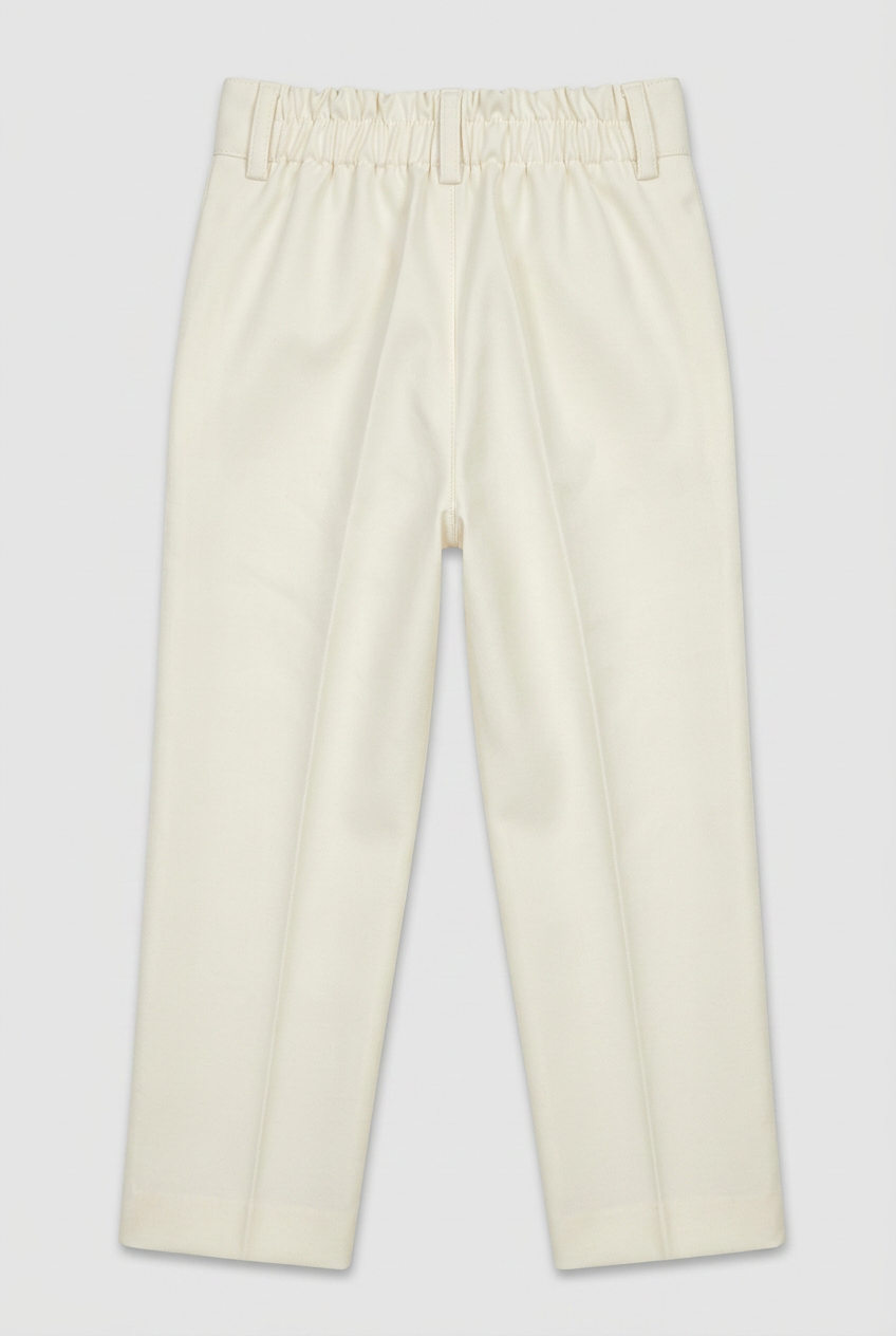Boys Formal  Suit Trousers - Cream
