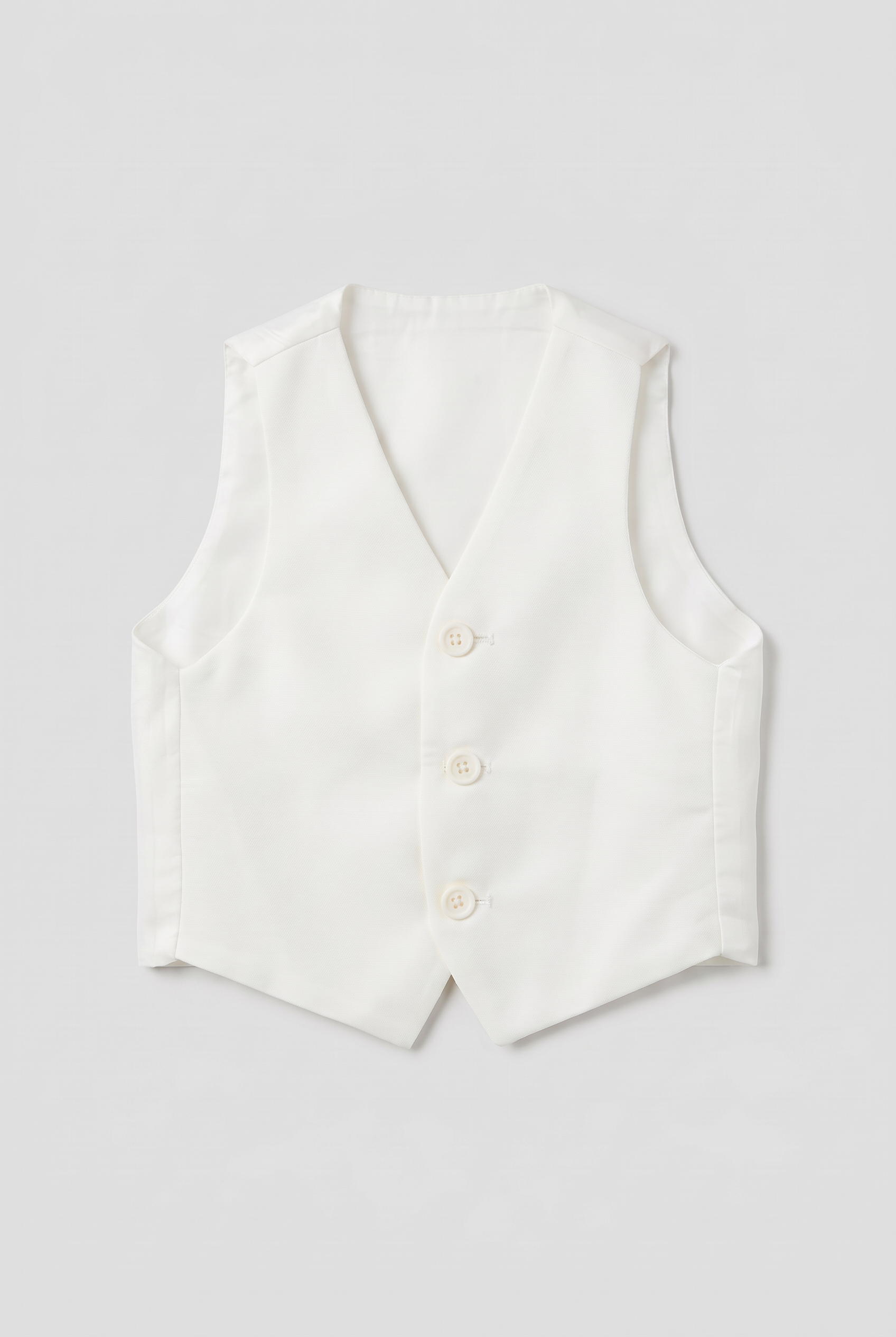 Gilet formale da bambino color Avorio per matrimoni e comunioni