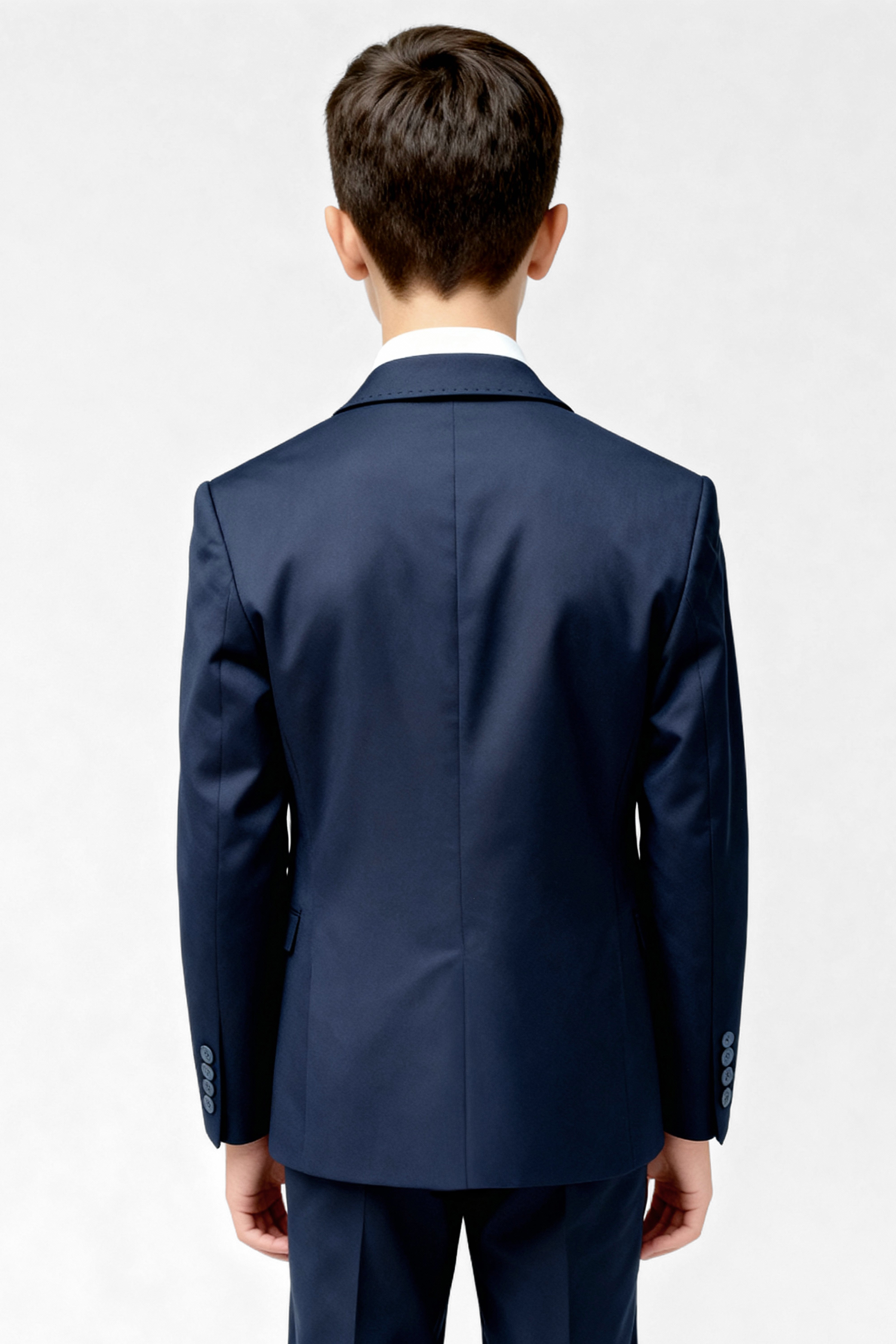 Boys Navy Blue 3-Piece Formal Suit