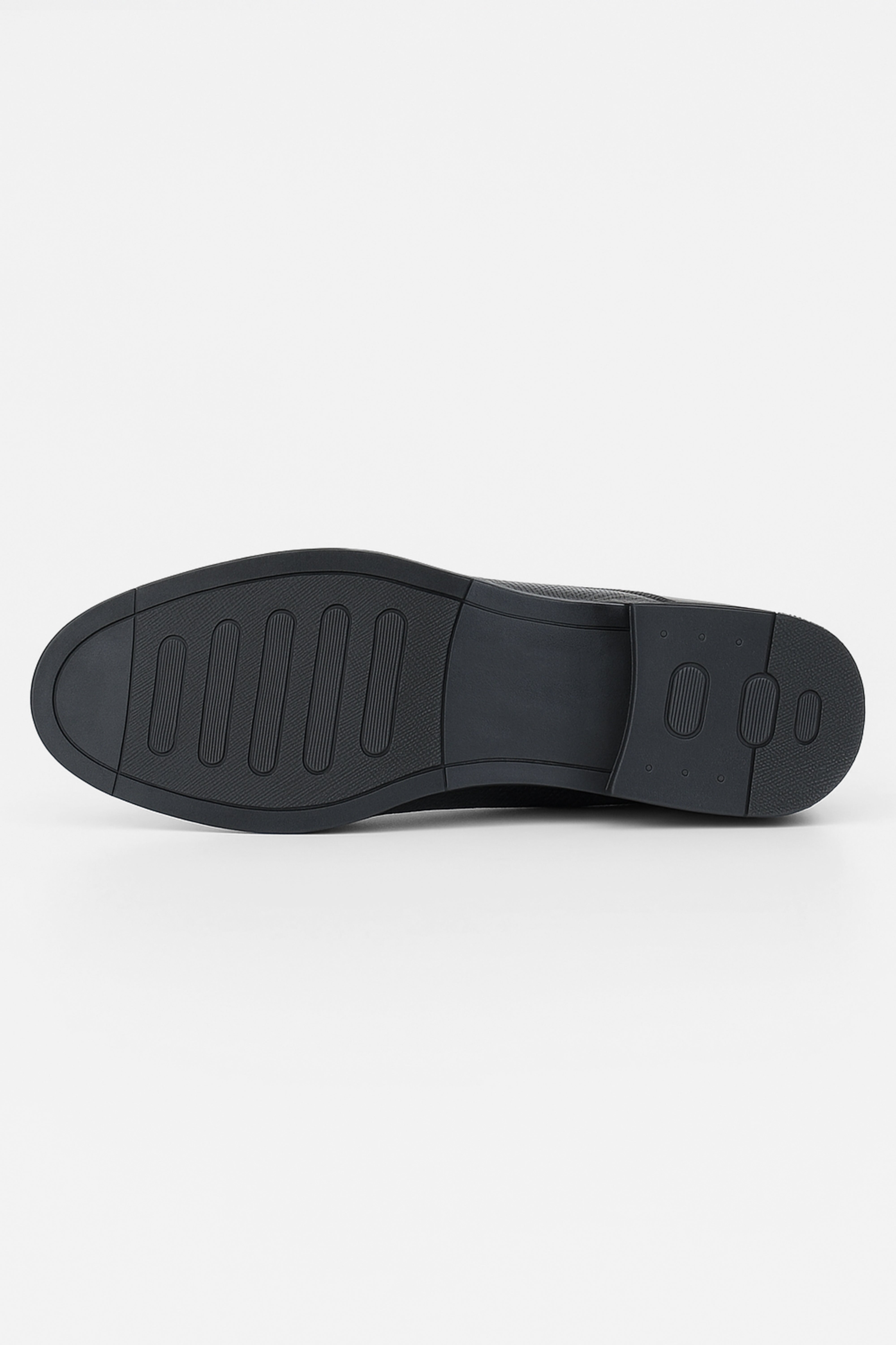 Boys Patent Black Derby Shoes - UTAH - Black Sole Picture