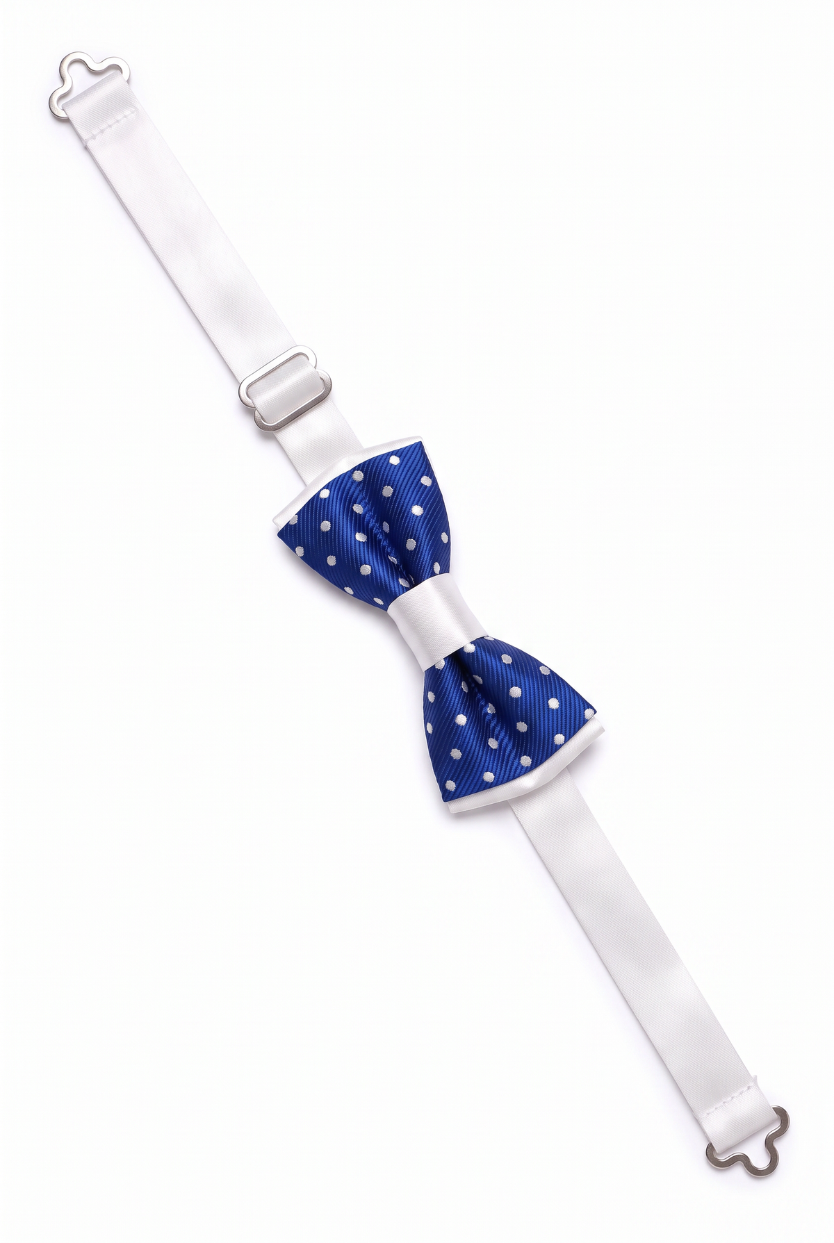 Papillon a pois da bambino - BWP Royal Blue e Bianco