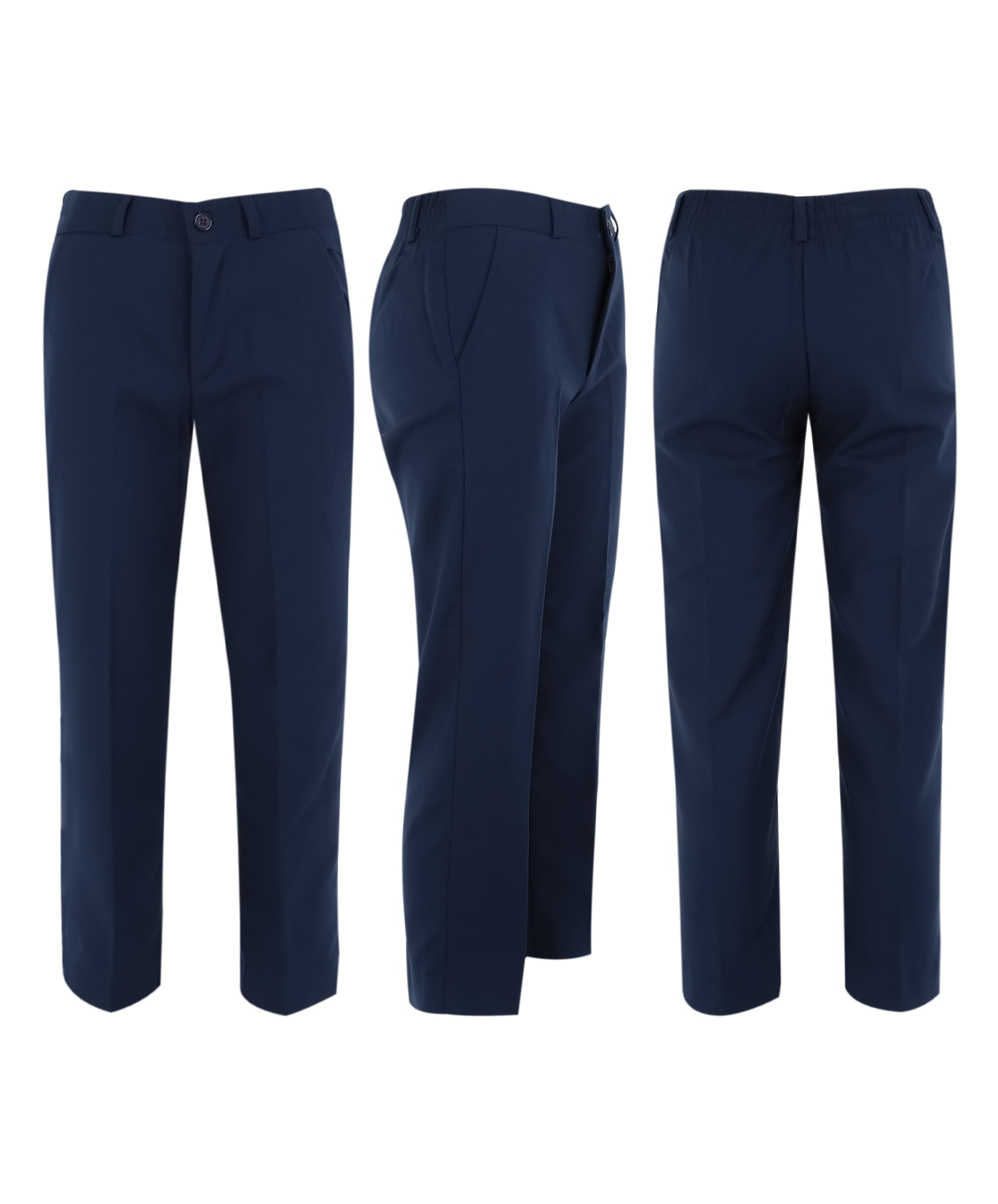 Jungen Sommer Westenanzug 4-teiliges Set - Navyblau