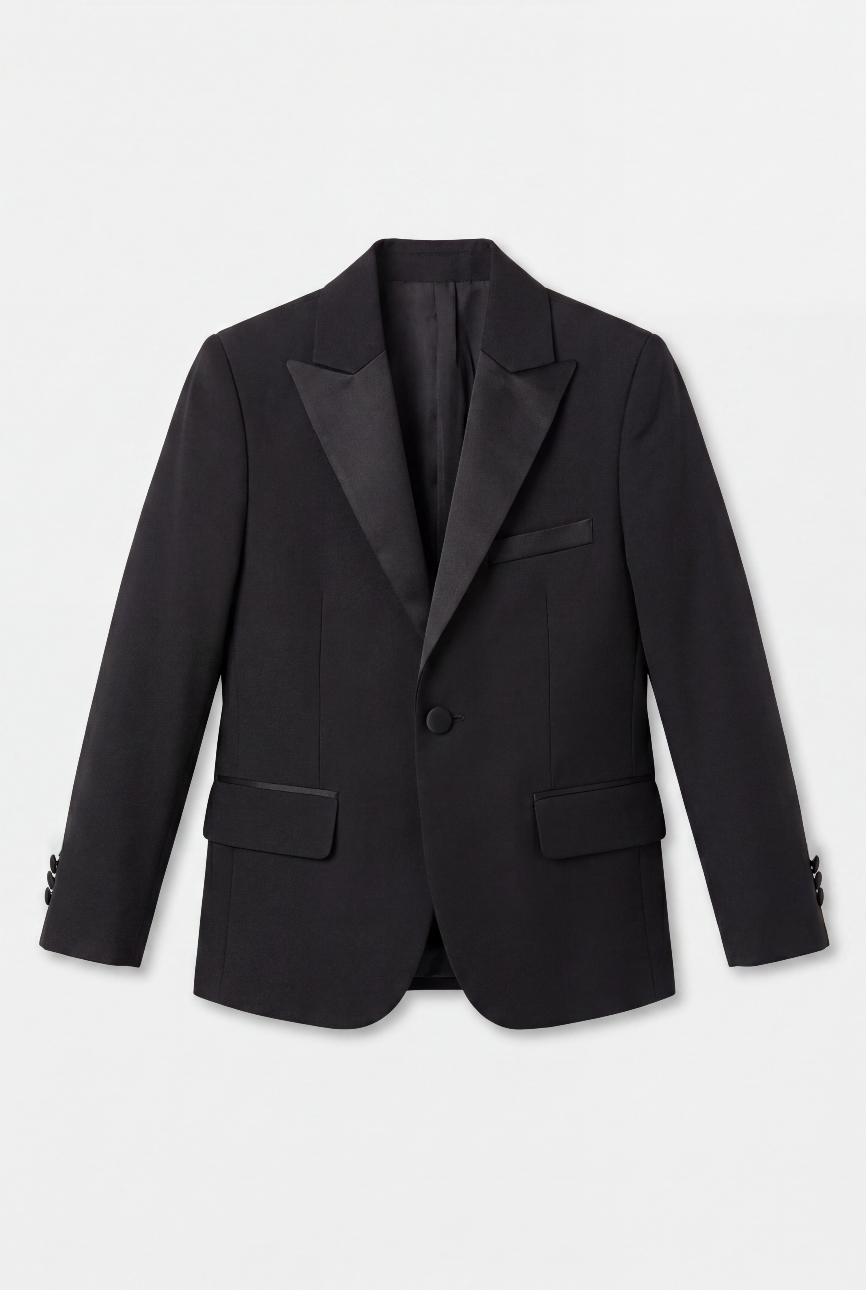 Completo da cerimonia Nero da bambino, 2 pezzi, con papillon