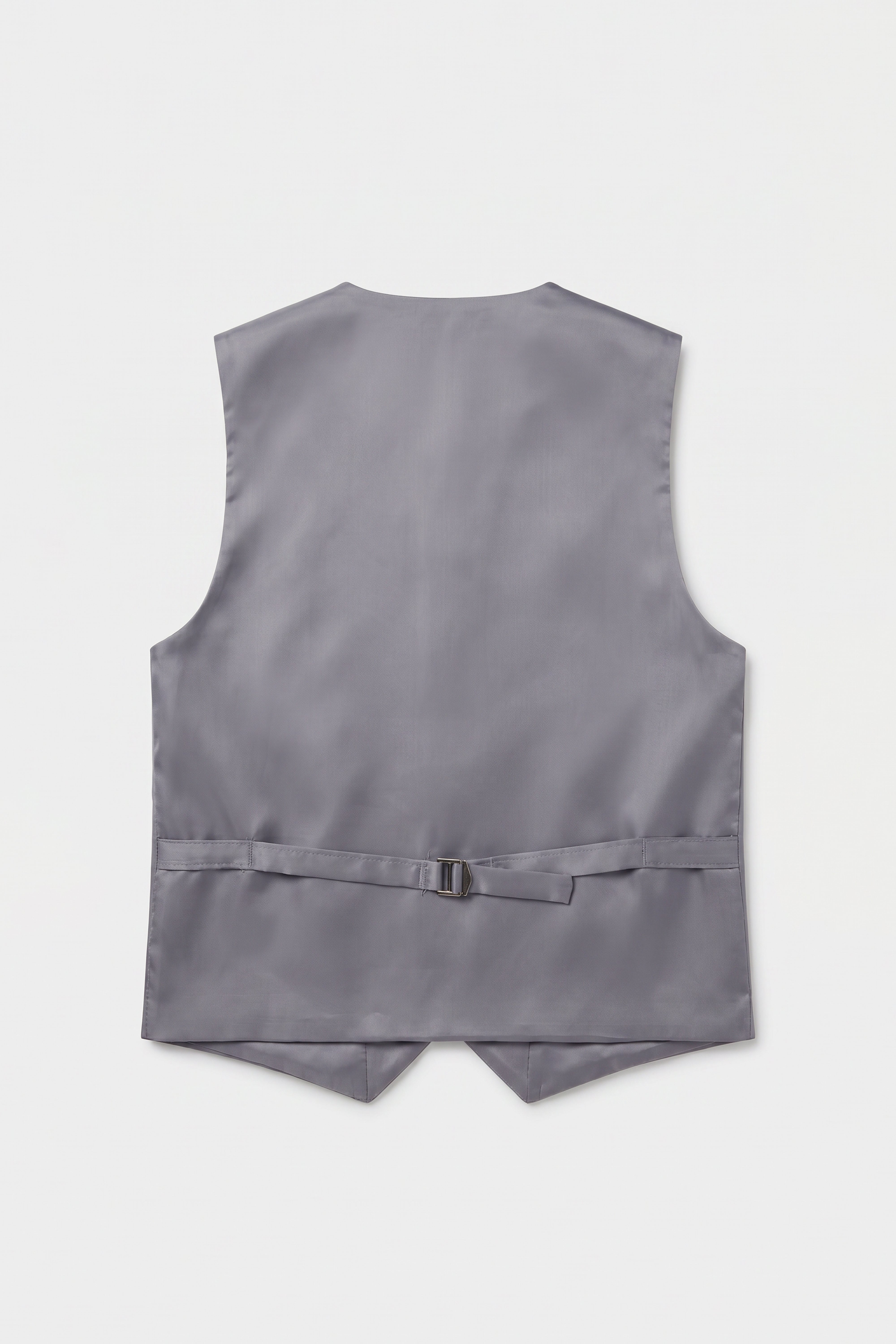 Boys 6-Piece Tuxedo Dinner Suit with Double Breasted Waistcoat - DAMATLIK W - Grey
