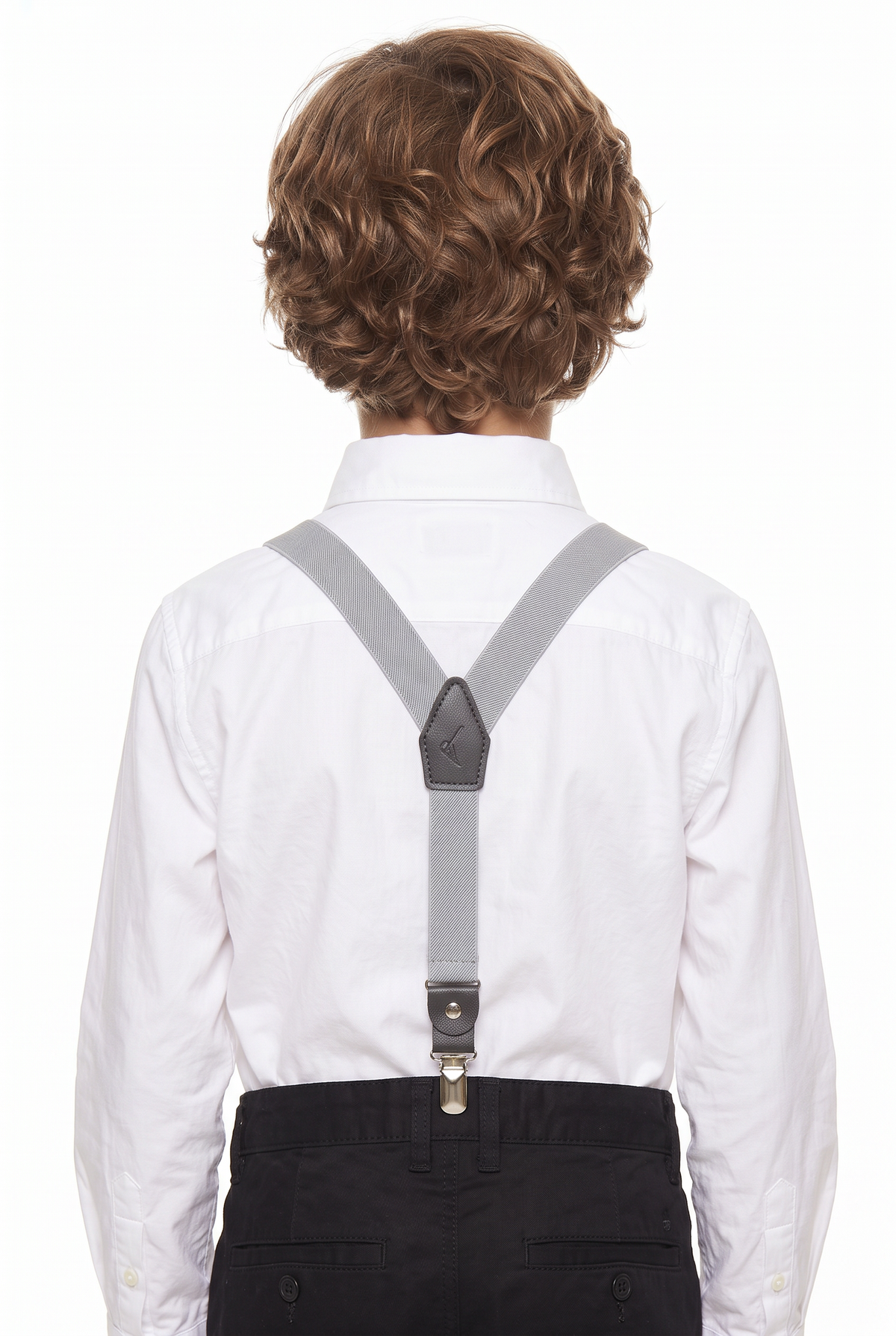 Tirantes ajustables en forma de Y para niños - Gris