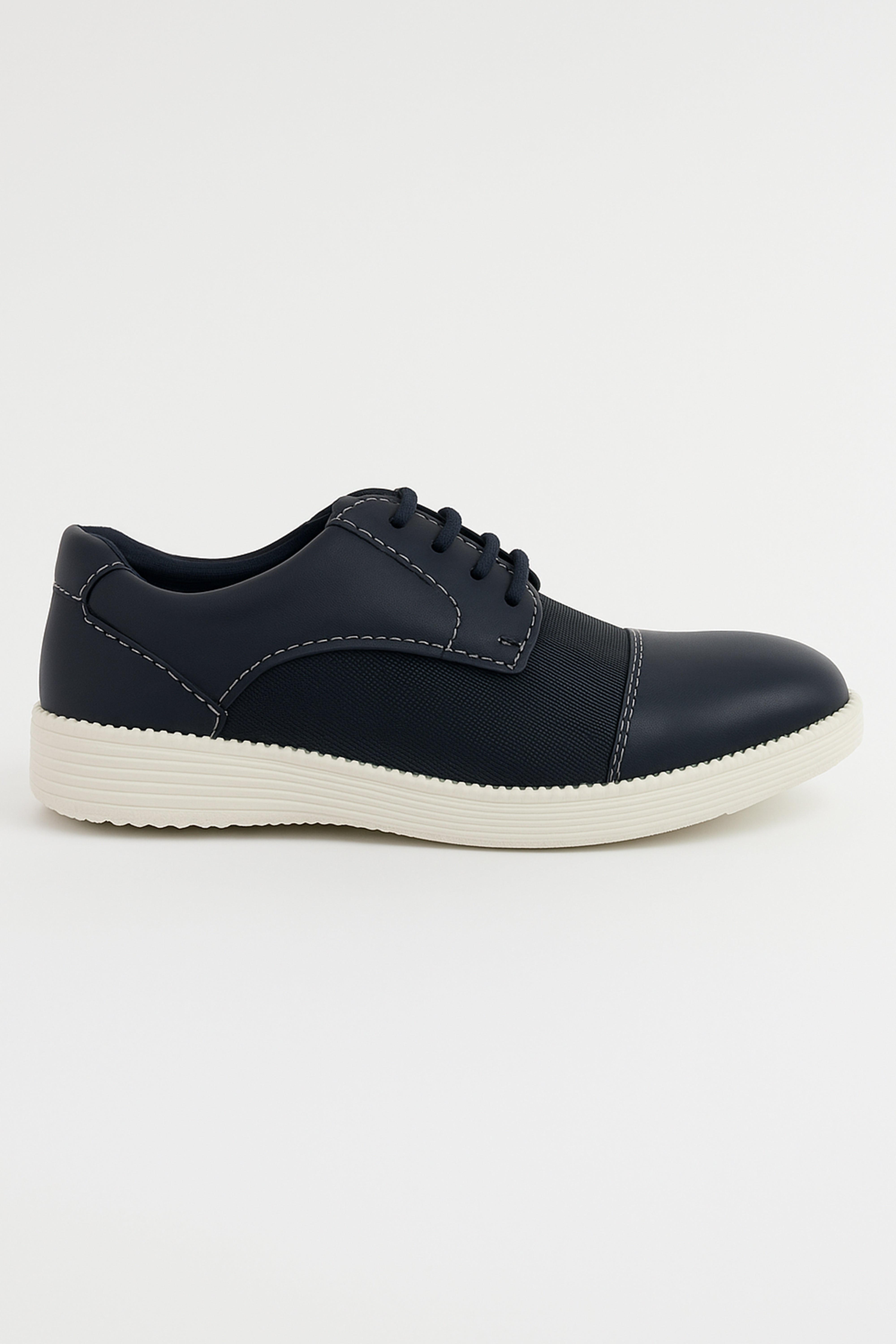 Boys' Casual Derby-style Sneakers - FELIX - Navy Blue
