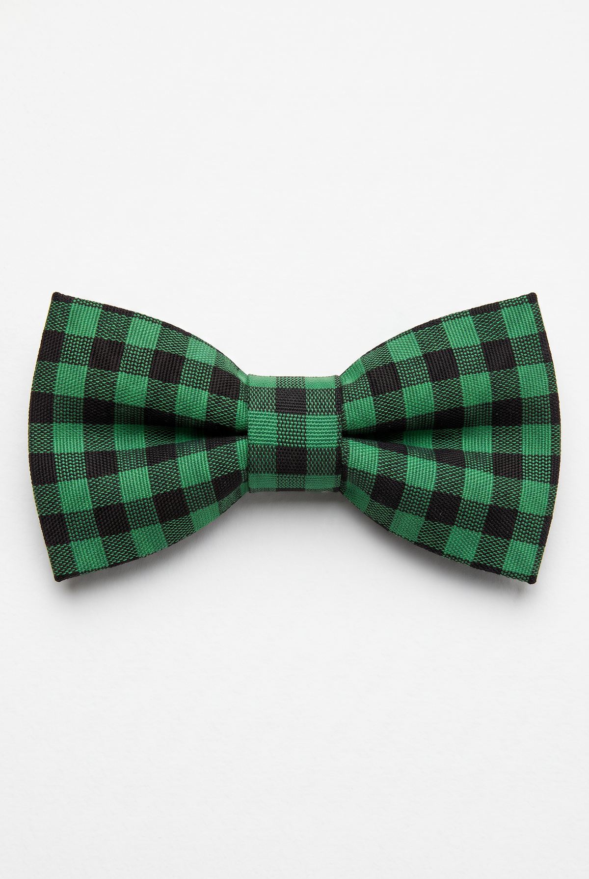 Boys' Checkered Bow Tie - BWC - Green Picture