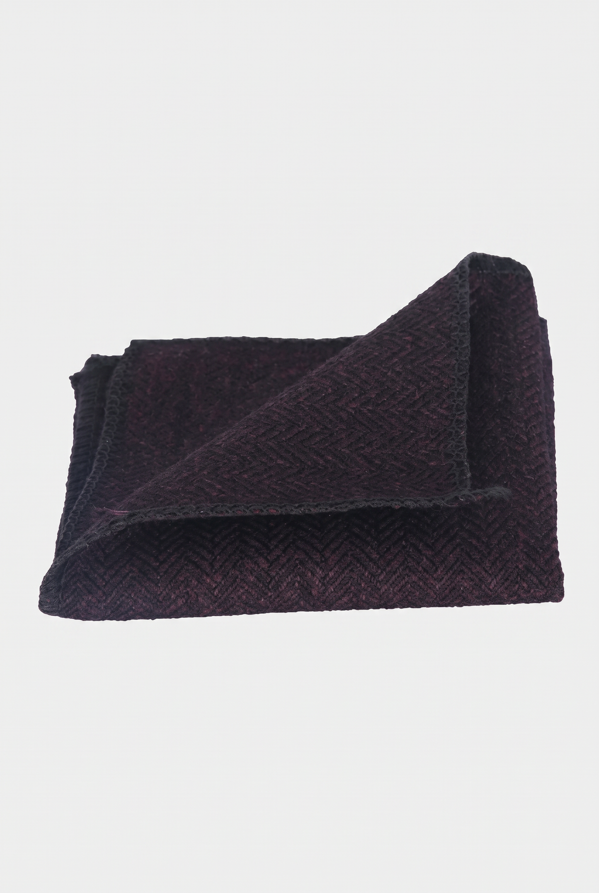 Jungen & Herren Fischgrät Tweed Taschentuch - Lila