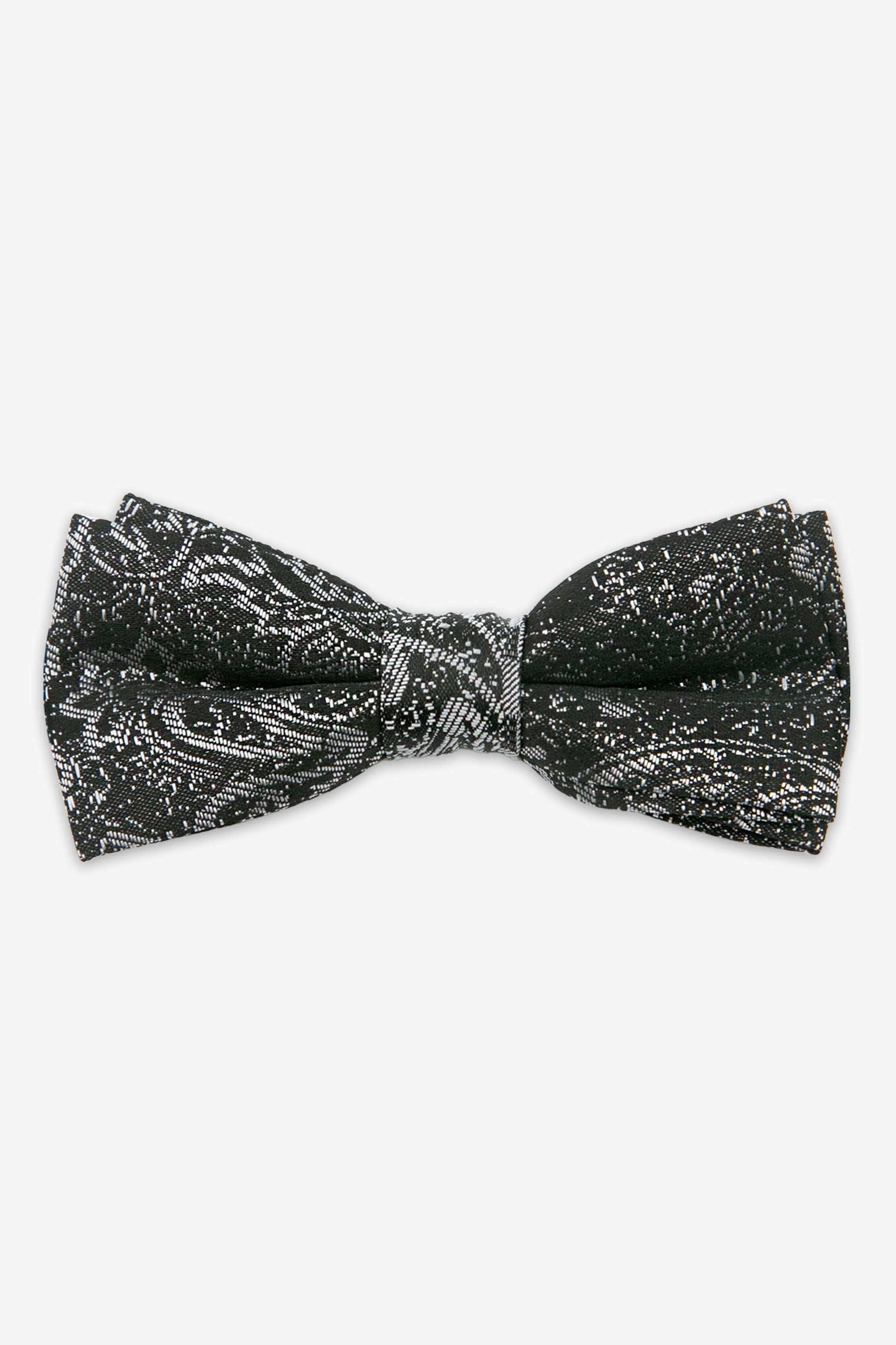 Boys’ Paisley Pre-Tied Dickie Bow Tie - Grey