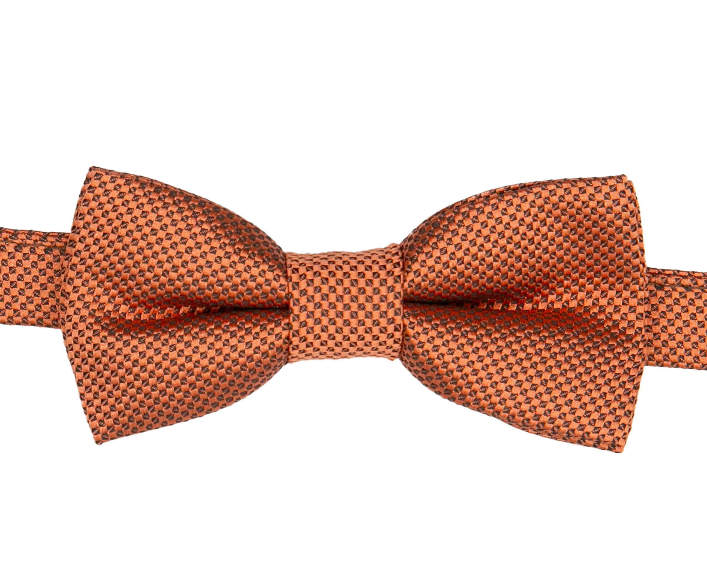 Boys' Pre-Tied Jacquard Dickie Bow Tie Neckwear  - Orange