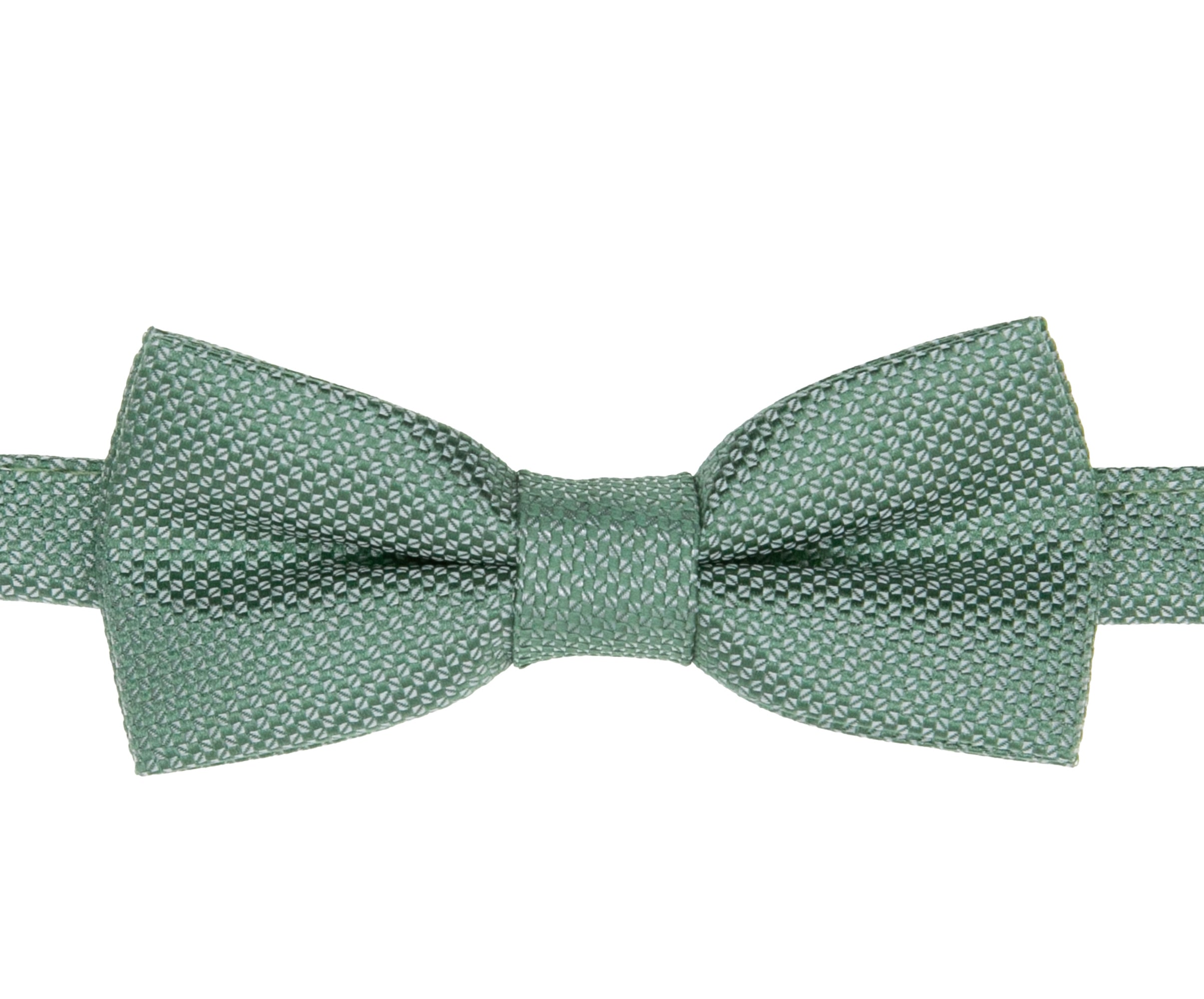 Boys' Pre-Tied Jacquard Dickie Bow Tie Neckwear  - Sea Green