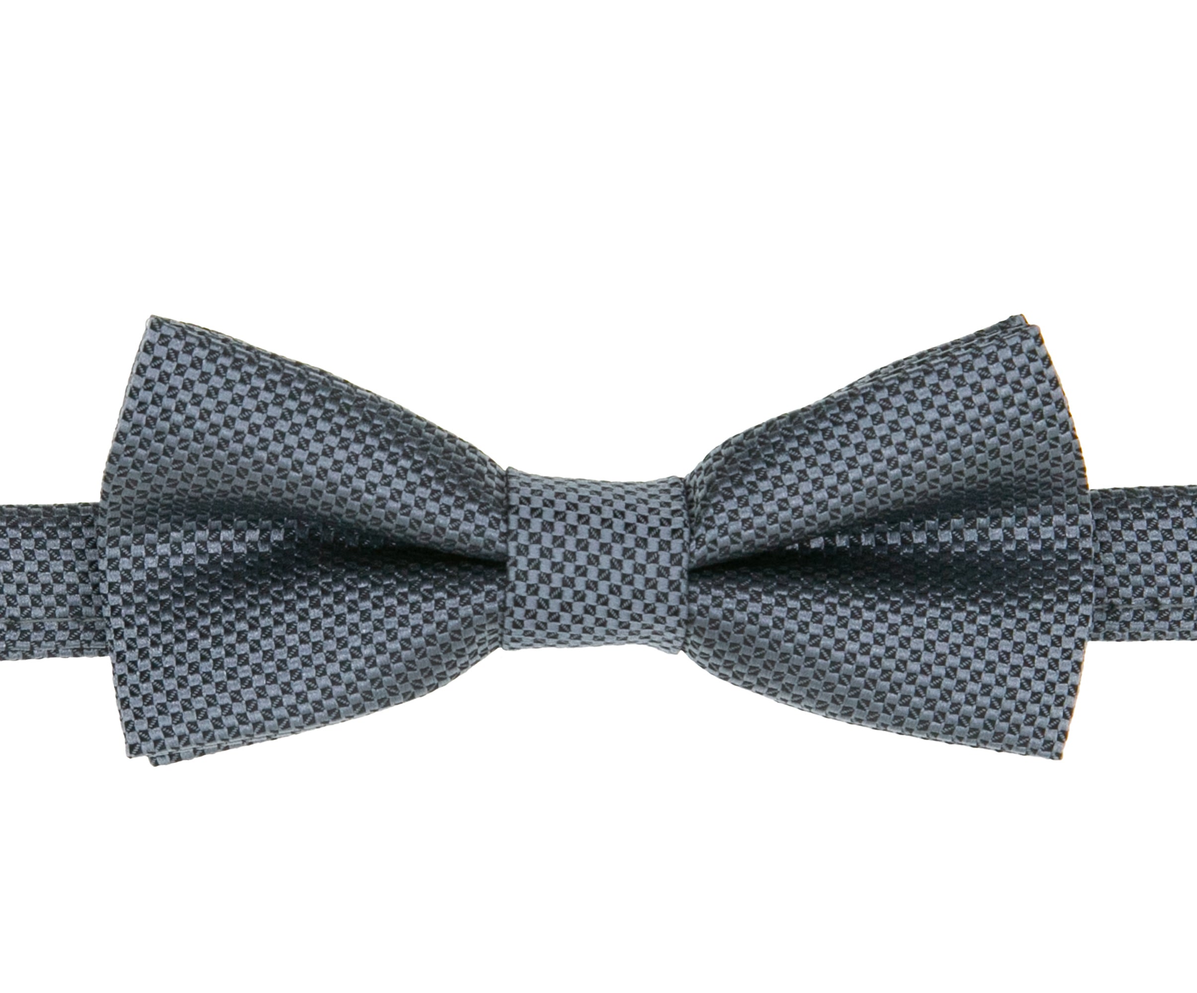 Boys' Pre-Tied Jacquard Dickie Bow Tie Neckwear  - Slate Blue