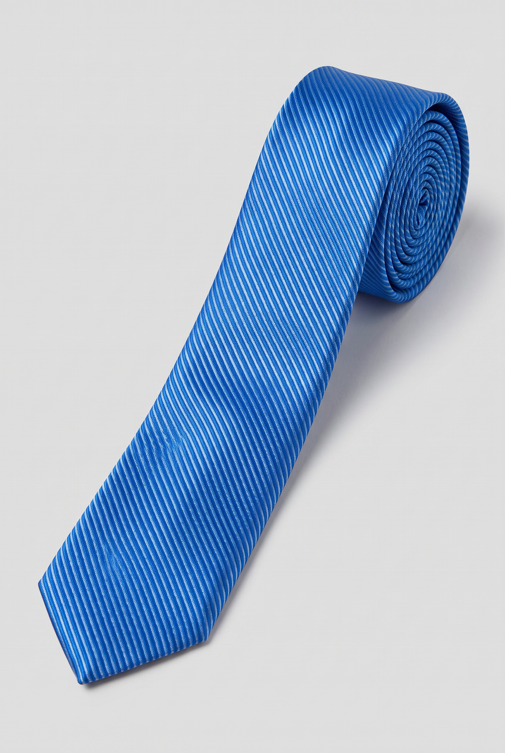 Boys' Slim Tie – Kids' Formal & Occasion Tie in Blue Striped