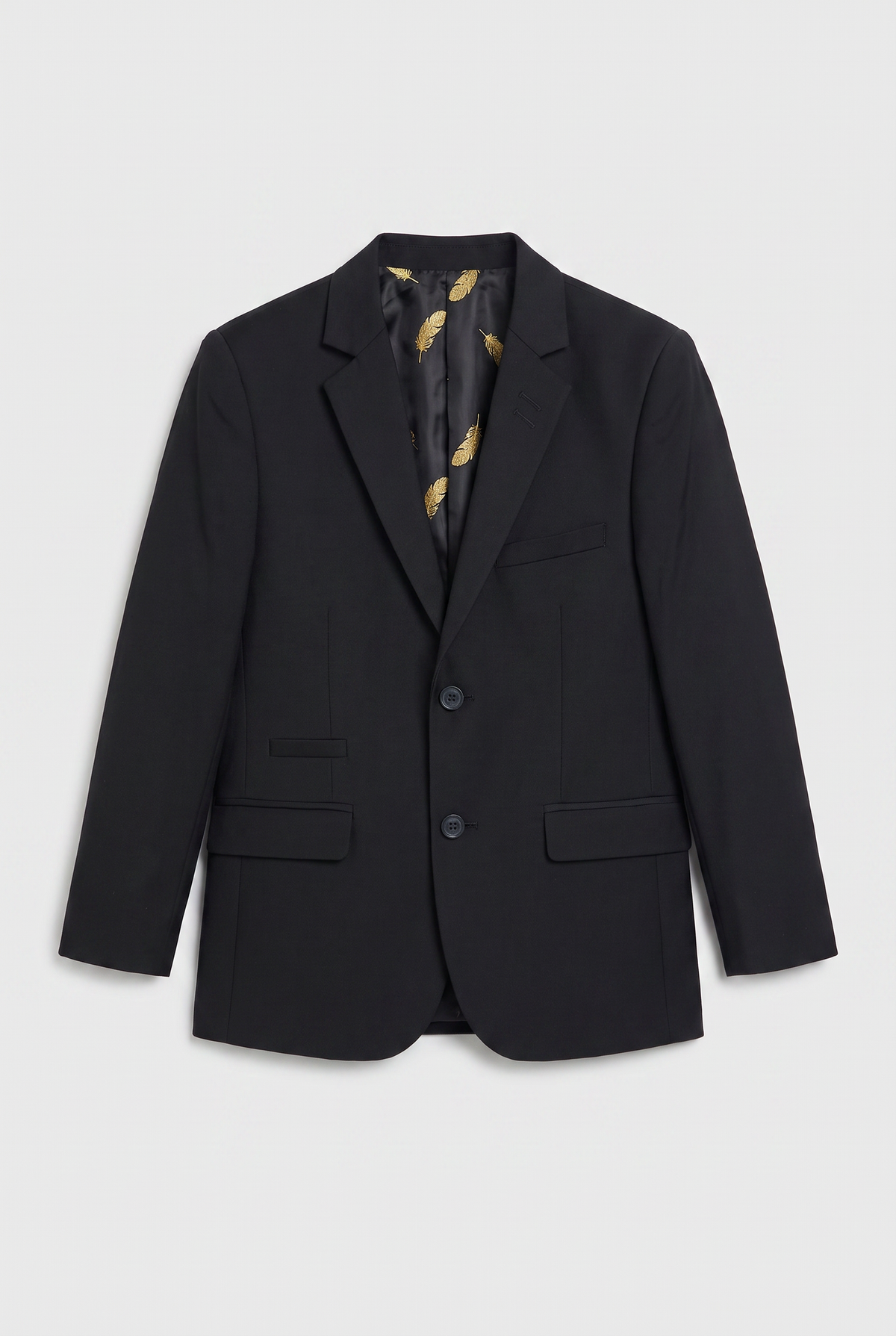 Jungen Slim Fit Formeller Schwarzer Anzug - MARCO - Schwarz