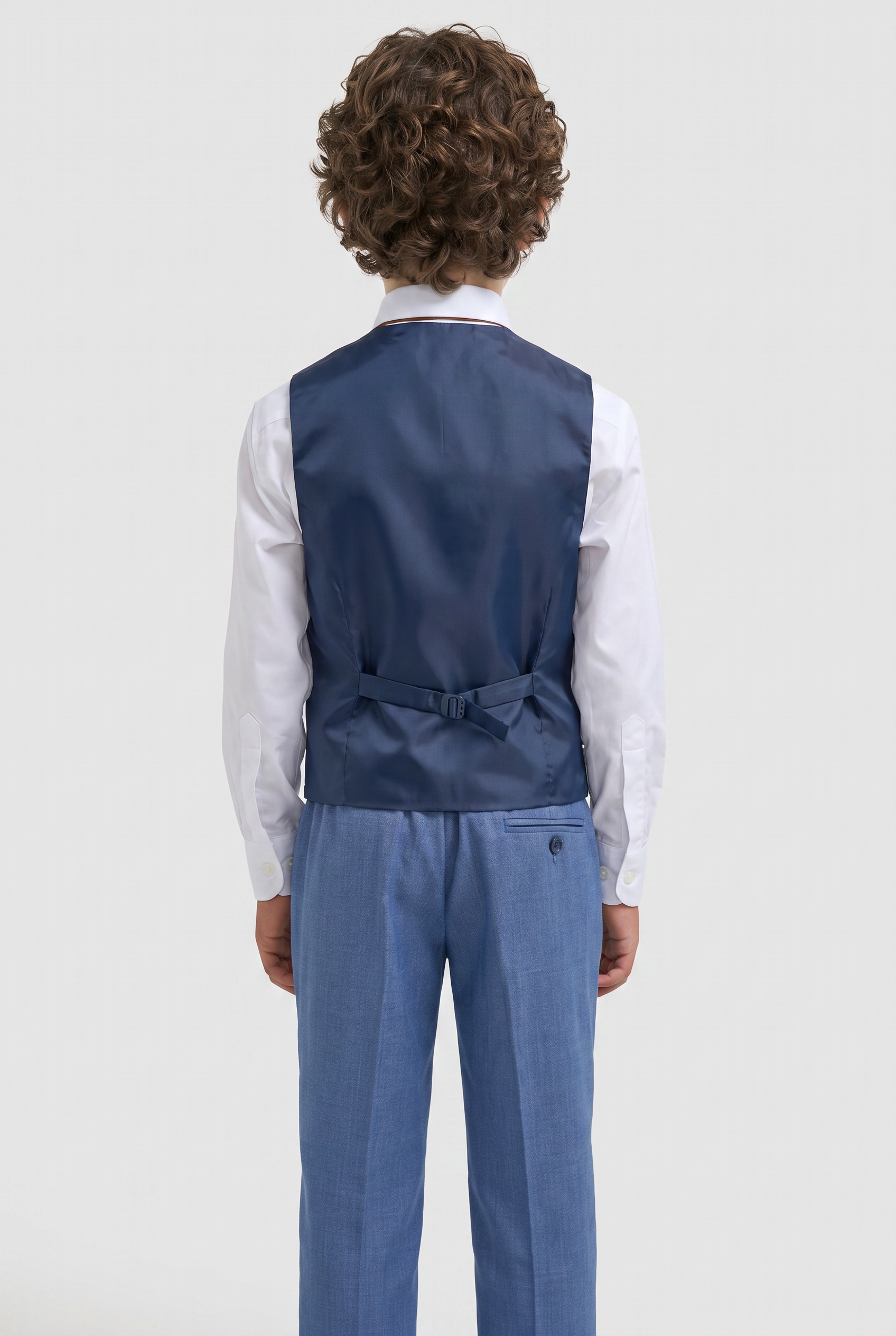 Costume habillé coupe slim pour garçon - Blue Jay