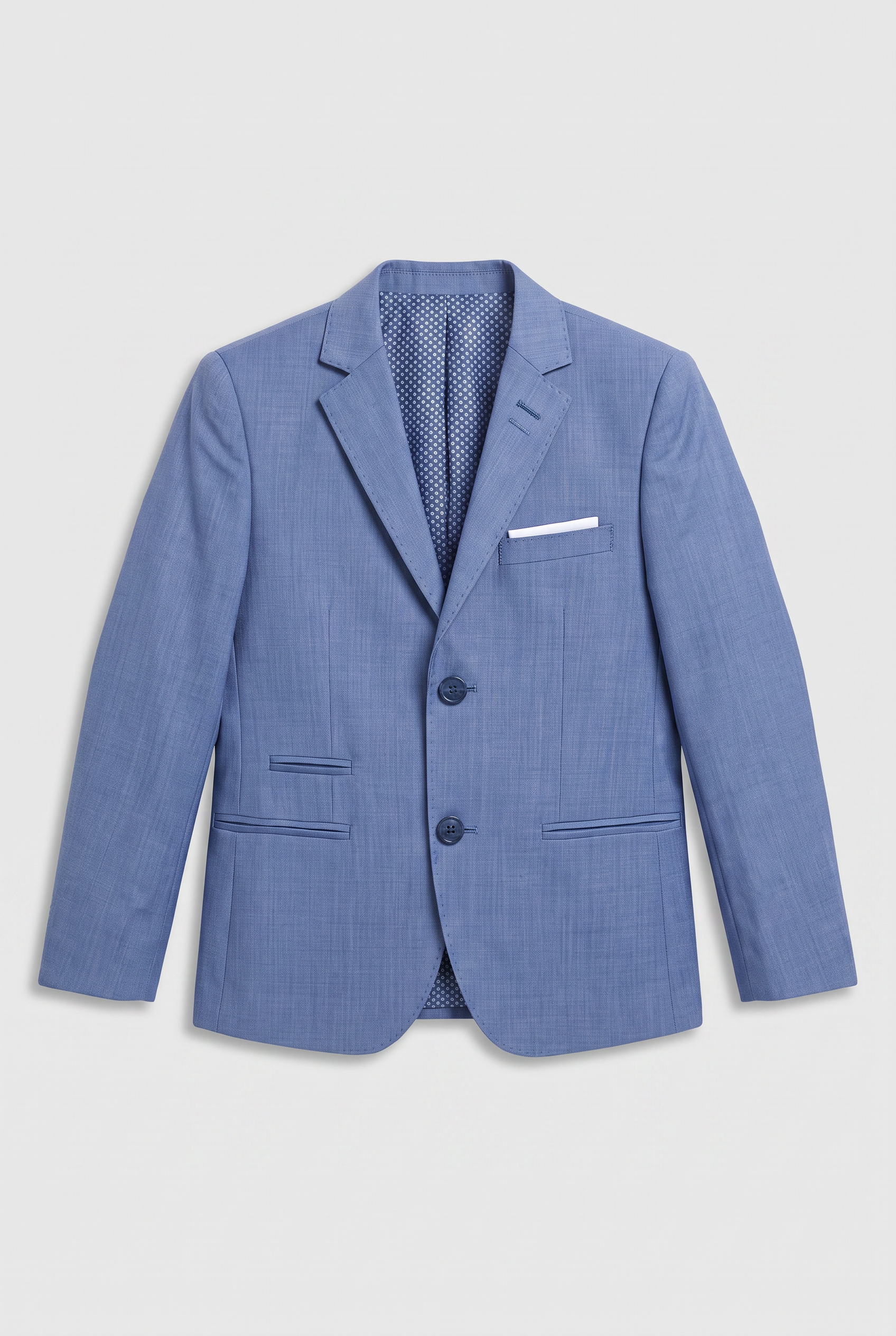 Costume habillé coupe slim pour garçon - Blue Jay