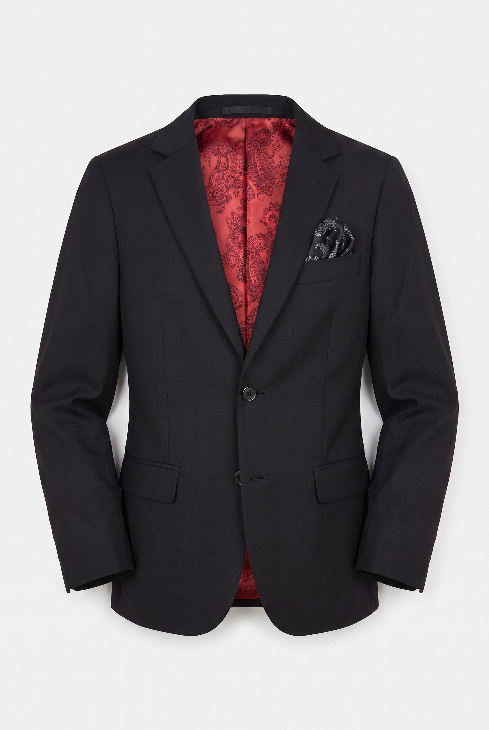 Costume noir sur mesure pour garçon - PARKER - Noir