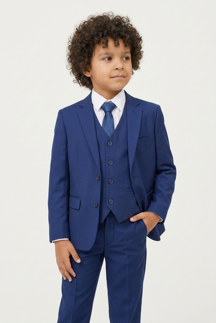 Jungen Maßgeschneiderter Formalanzug - Parliament Blau