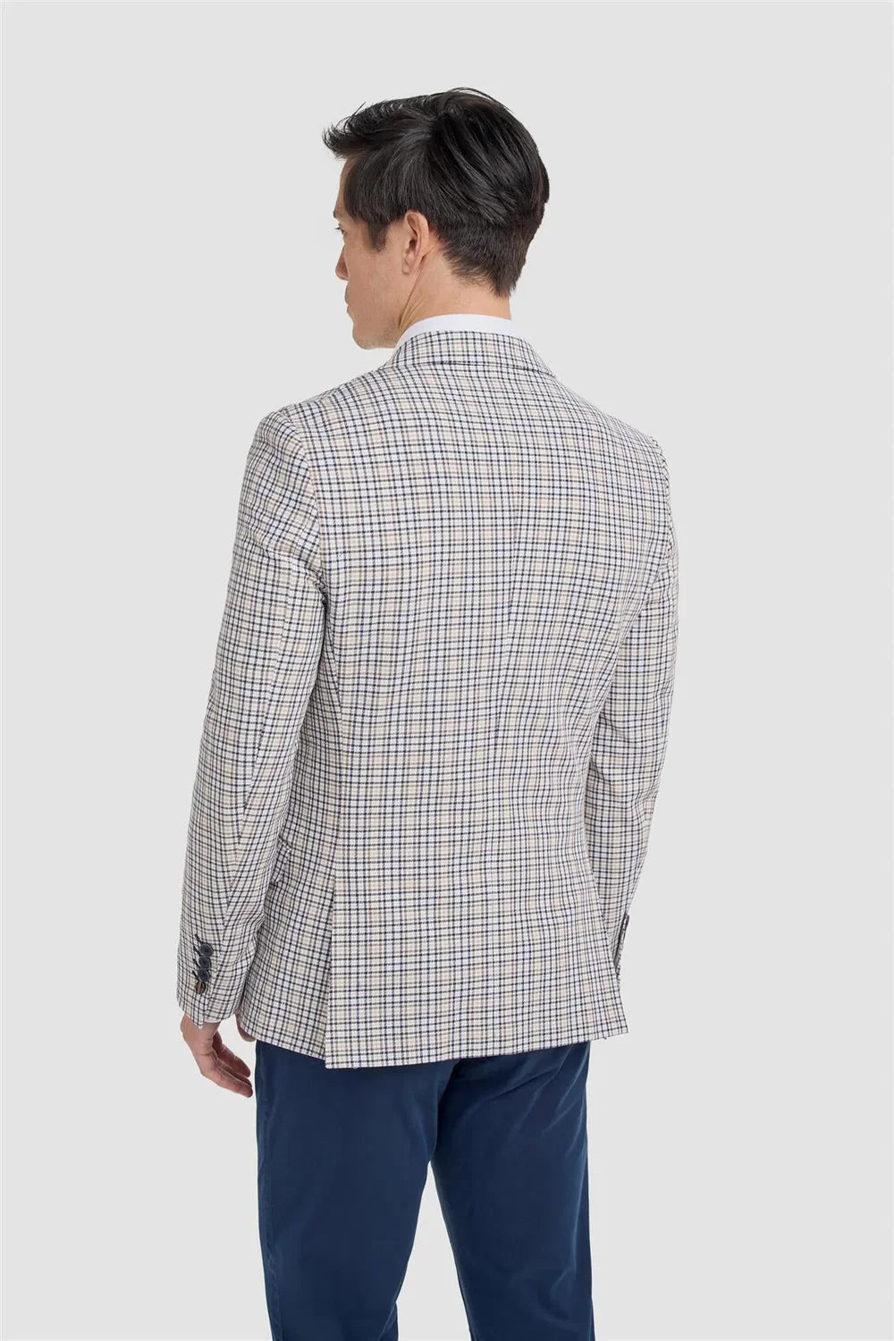 Vater & Sohn Passender Mini-Karo-Blazer - Beige