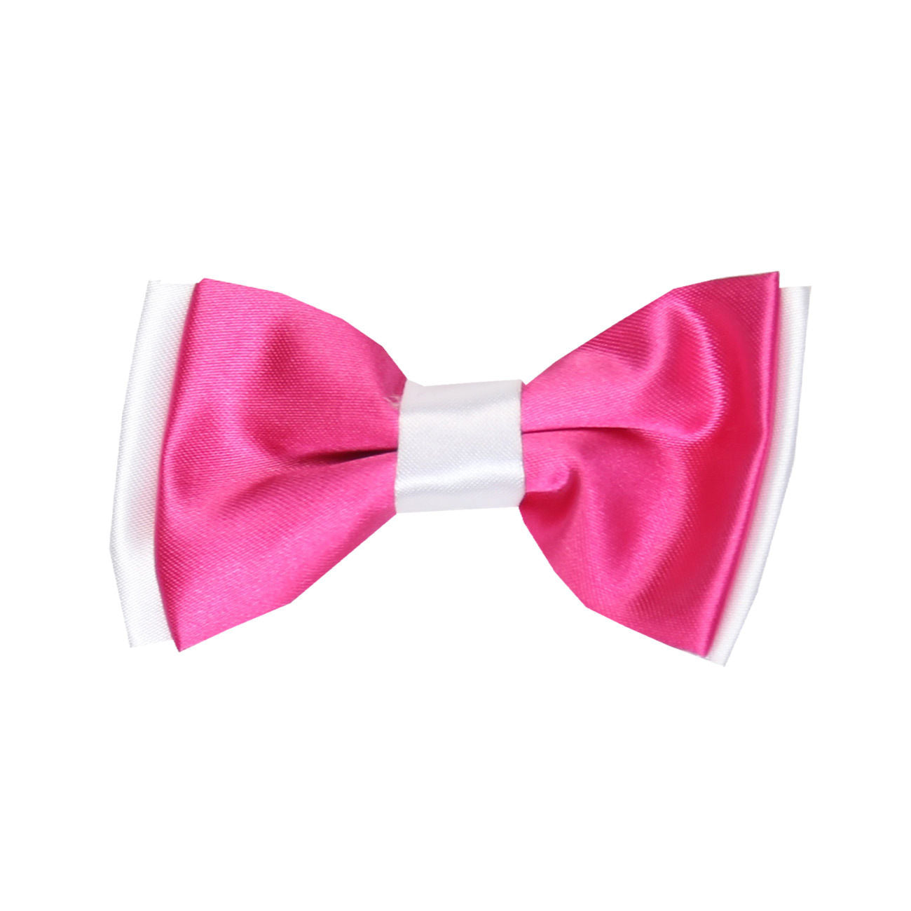 Jungen Vorgebundene Verstellbare Fliege & Taschentuch-Set - Schwarz - Weiß