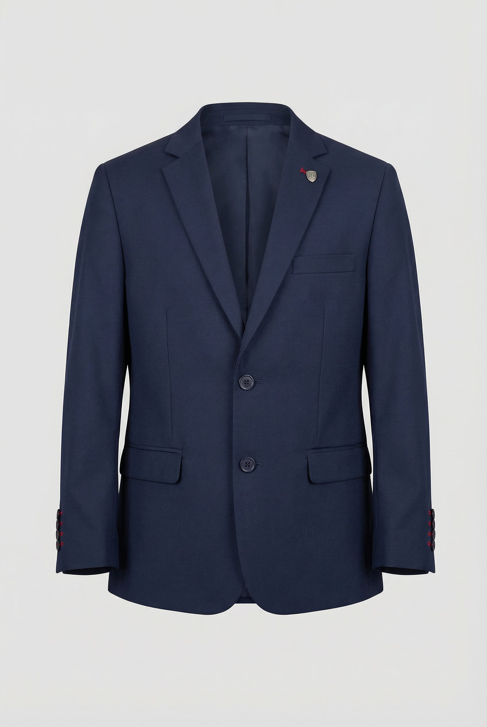 Costume habillé 5 pièces pour garçon, coupe ajustée - Grant - Bleu marine