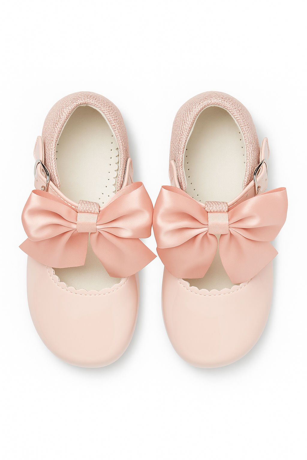 Girls Bow Patent Mary Jane Shoes – KRISTY - Pink Front Picture
