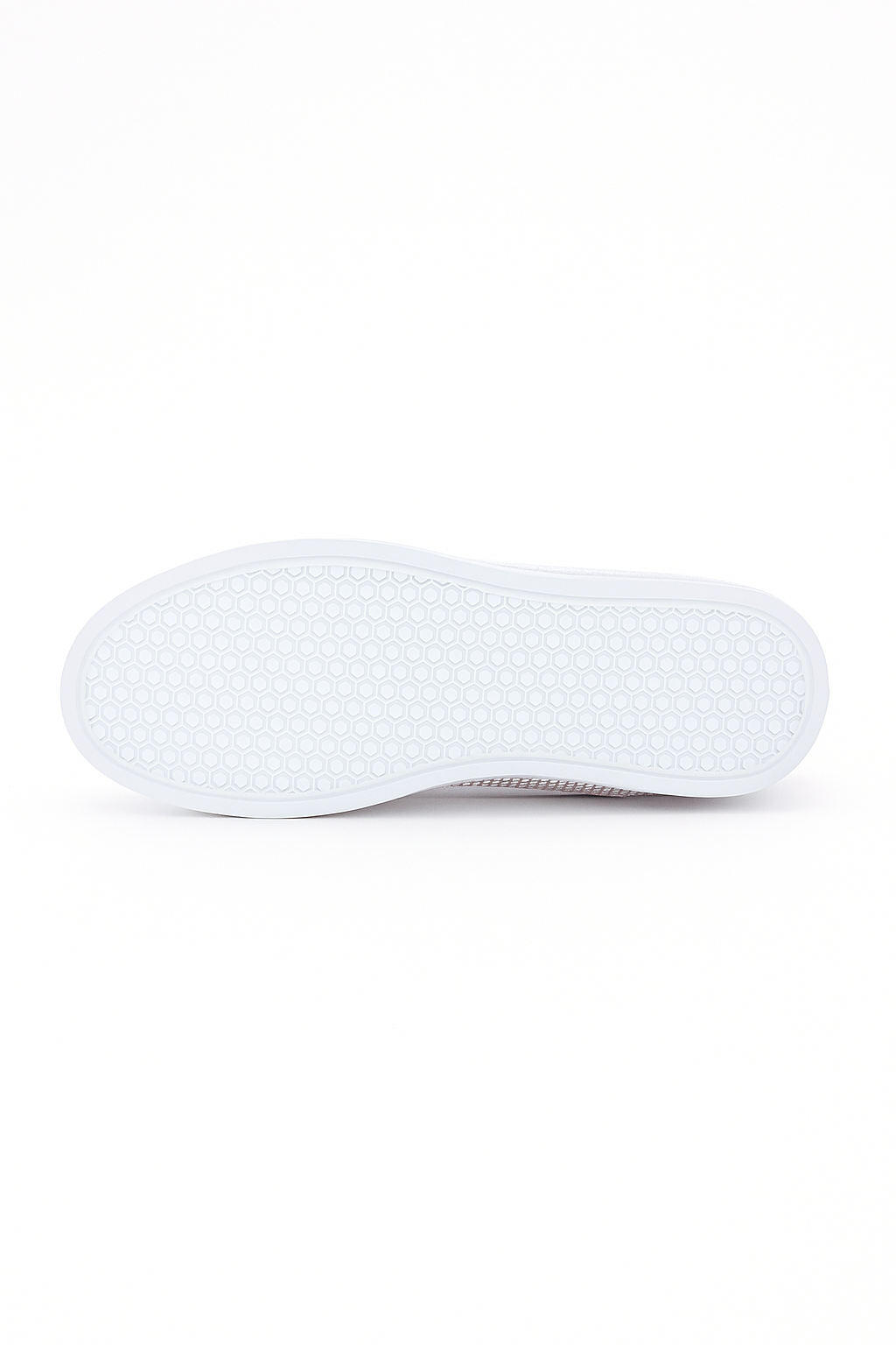 Girls White Rhinestones Platform Sneakers – WITNEY - White Sole Picture