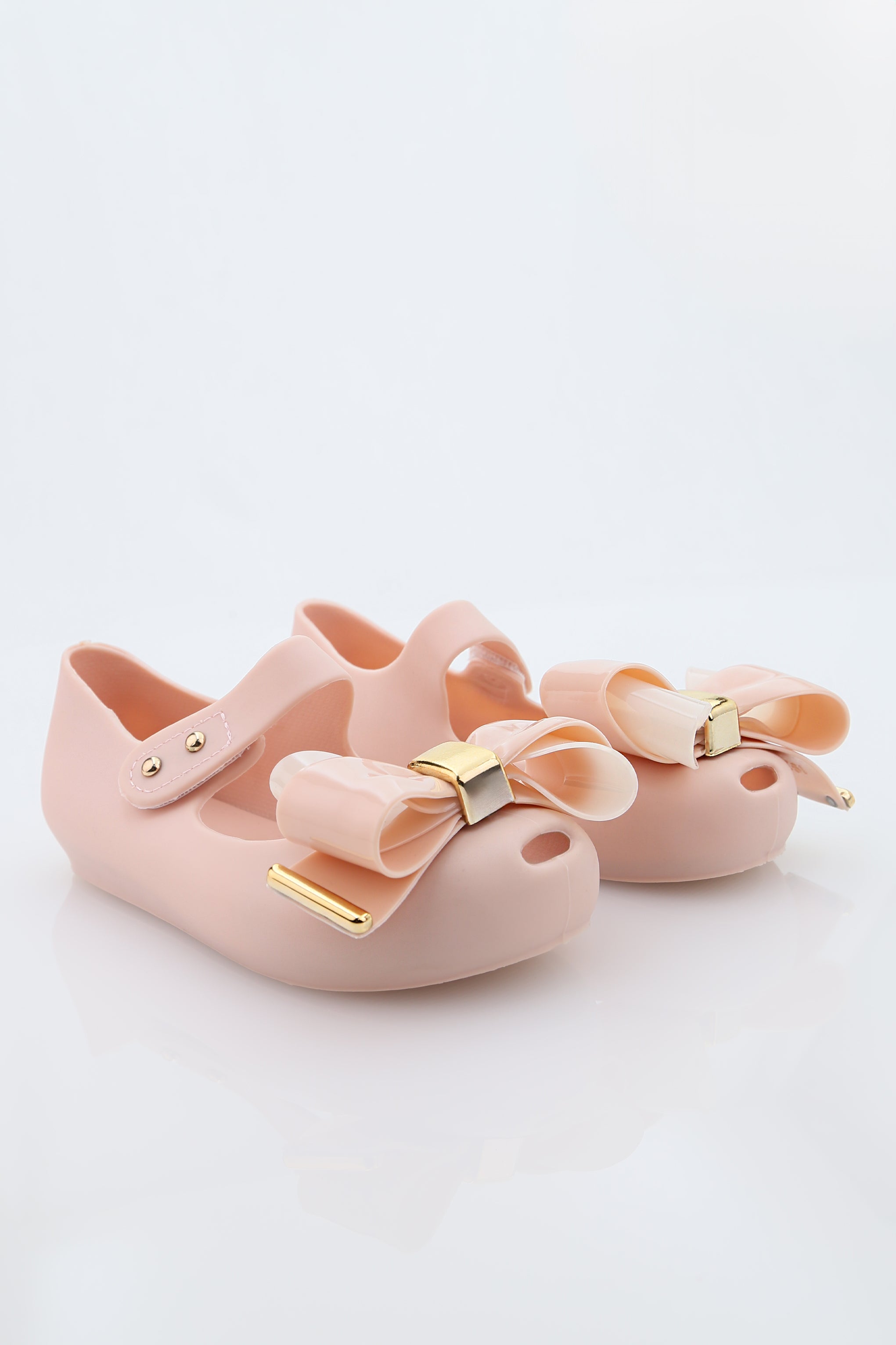 Girls Jelly Bow Shoes – ROXY - Pink