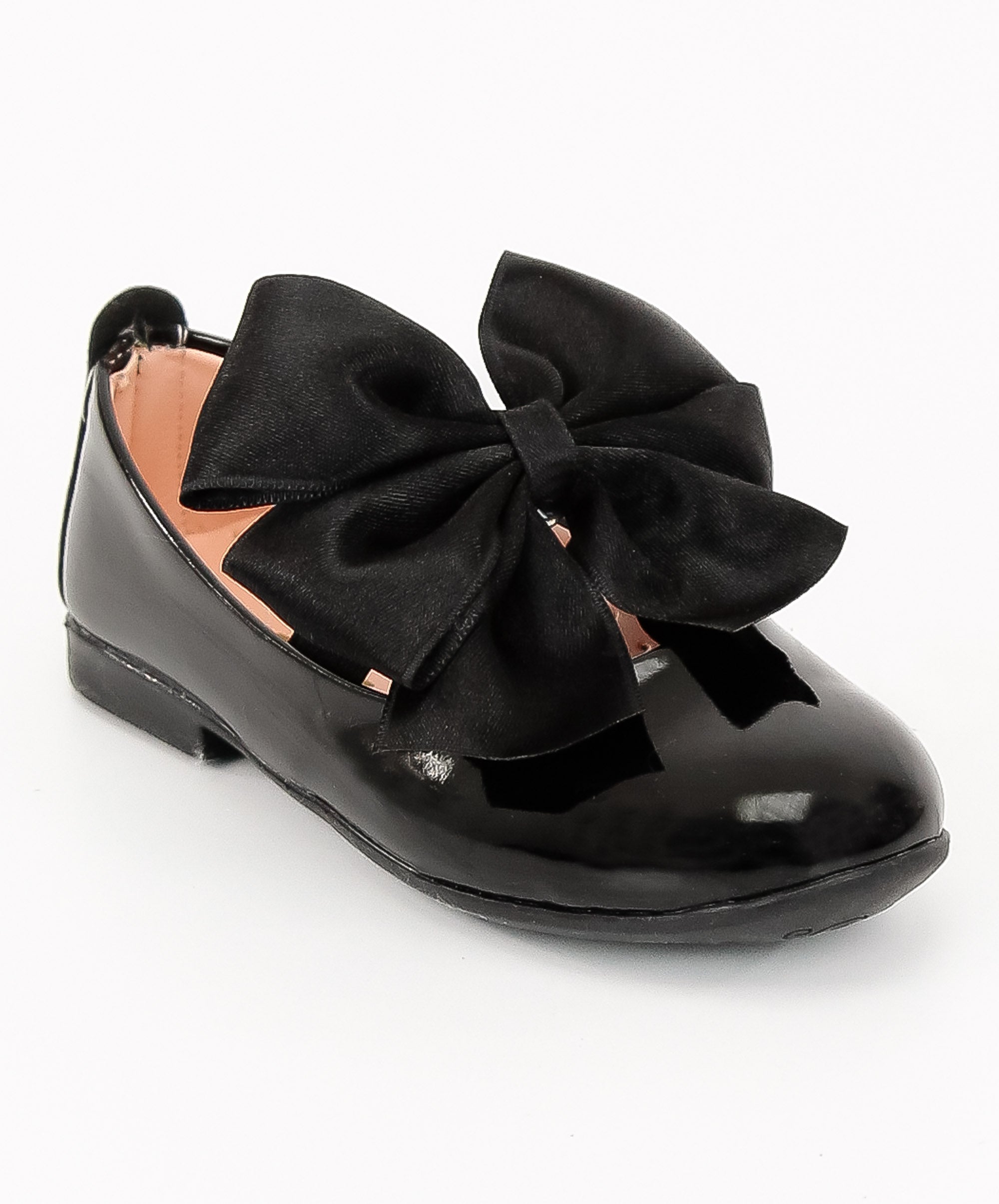 Chaussures Mary Jane Plates Vernies pour Filles - ELENA - Noir