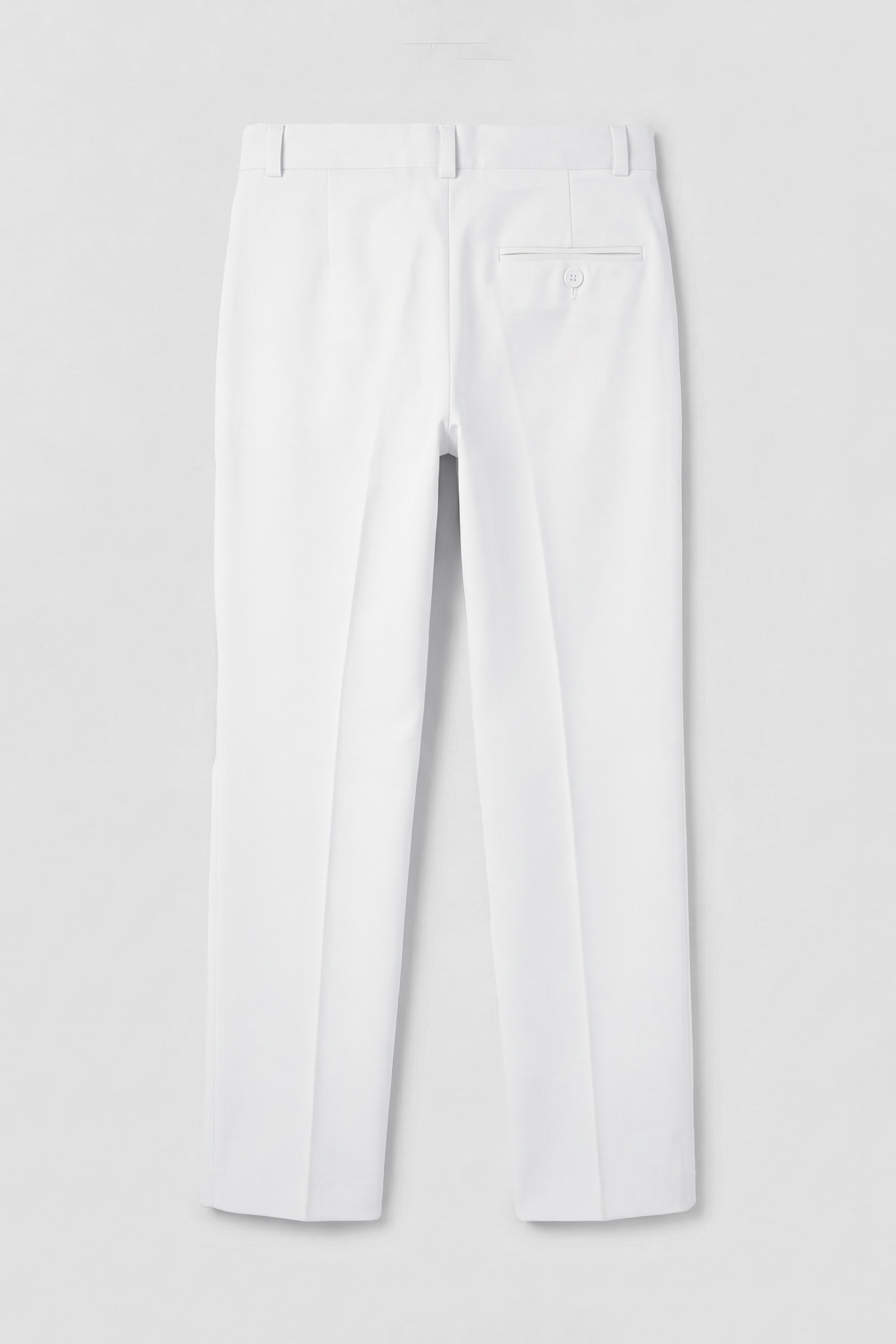 Formelle Hose für Jungen im Slim Fit mit verstellbarer Taille - Weiß