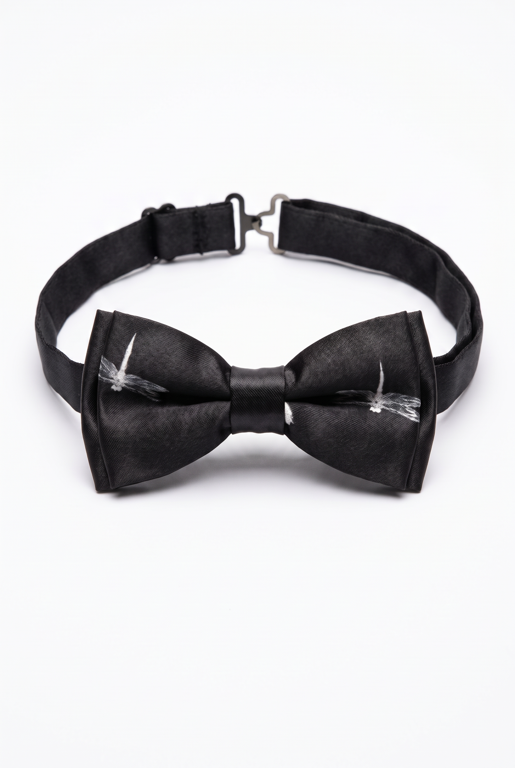 Kids Bow Tie – Adjustable Pre-Tied Bow Tie for Boys - Dragon Black Picture