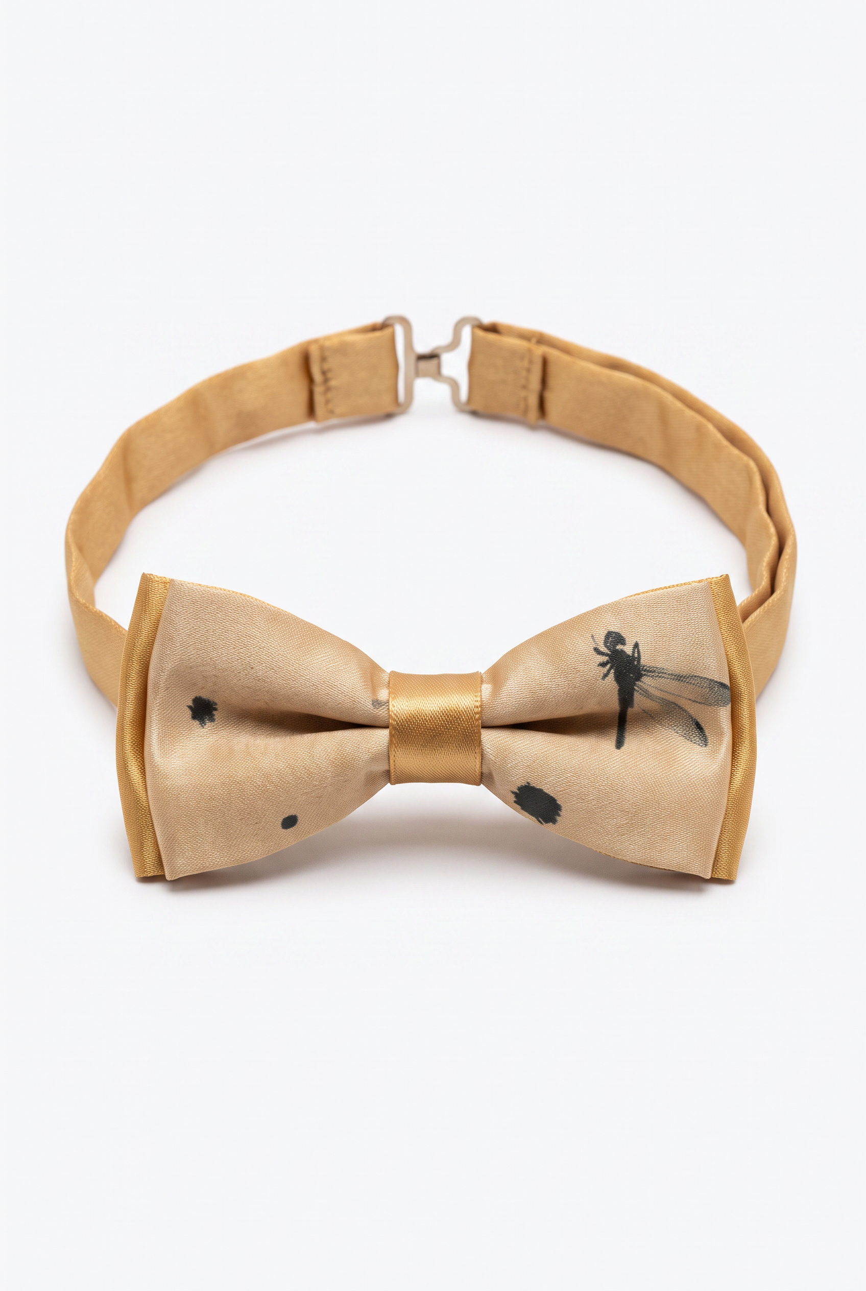 Kids Bow Tie – Adjustable Pre-Tied Bow Tie for Boys -  Dragon Gold Picture