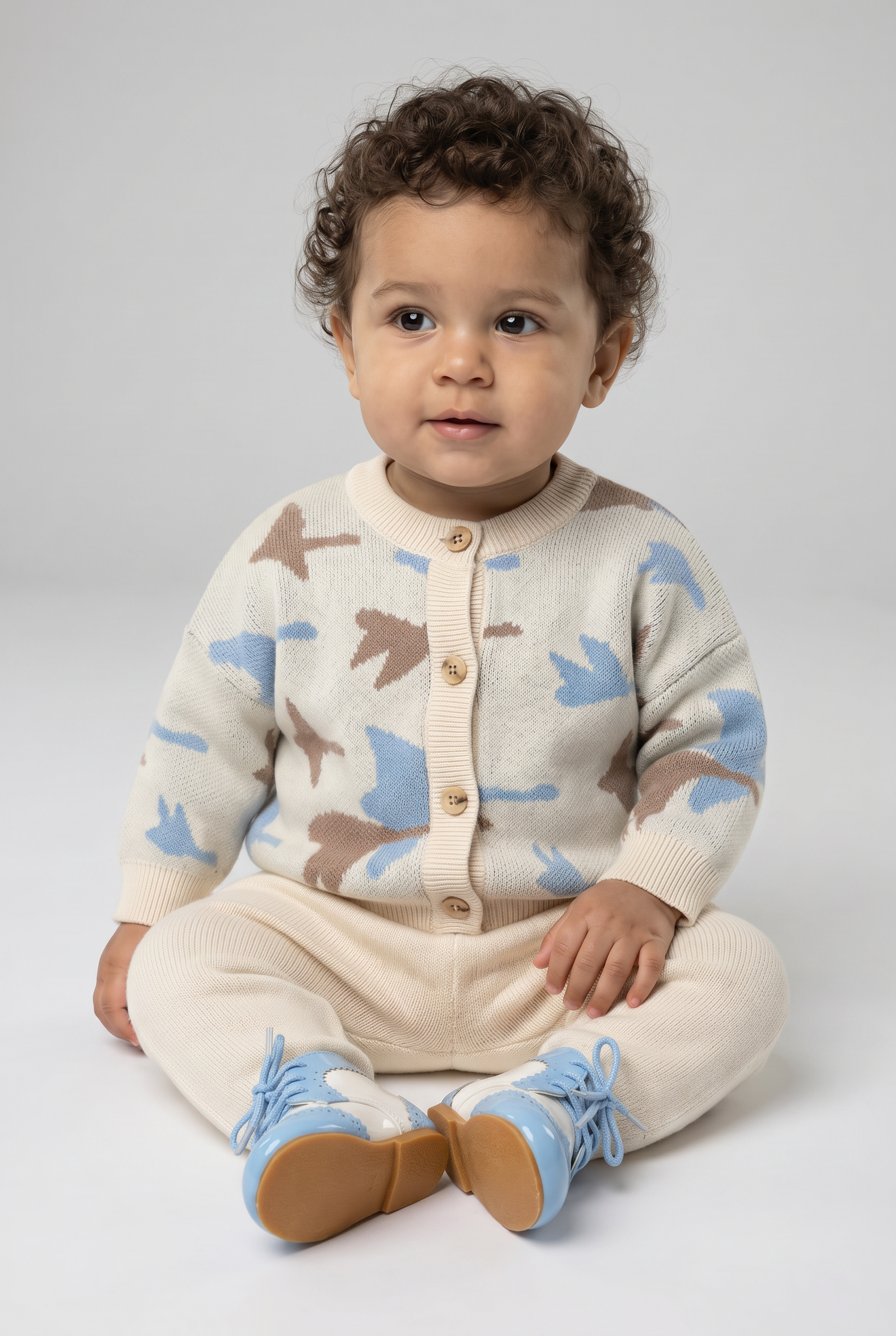 Kinder Lackleder Schnürstiefel | Schicke formelle Knöchelschuhe für Jungen und Mädchen – Blau