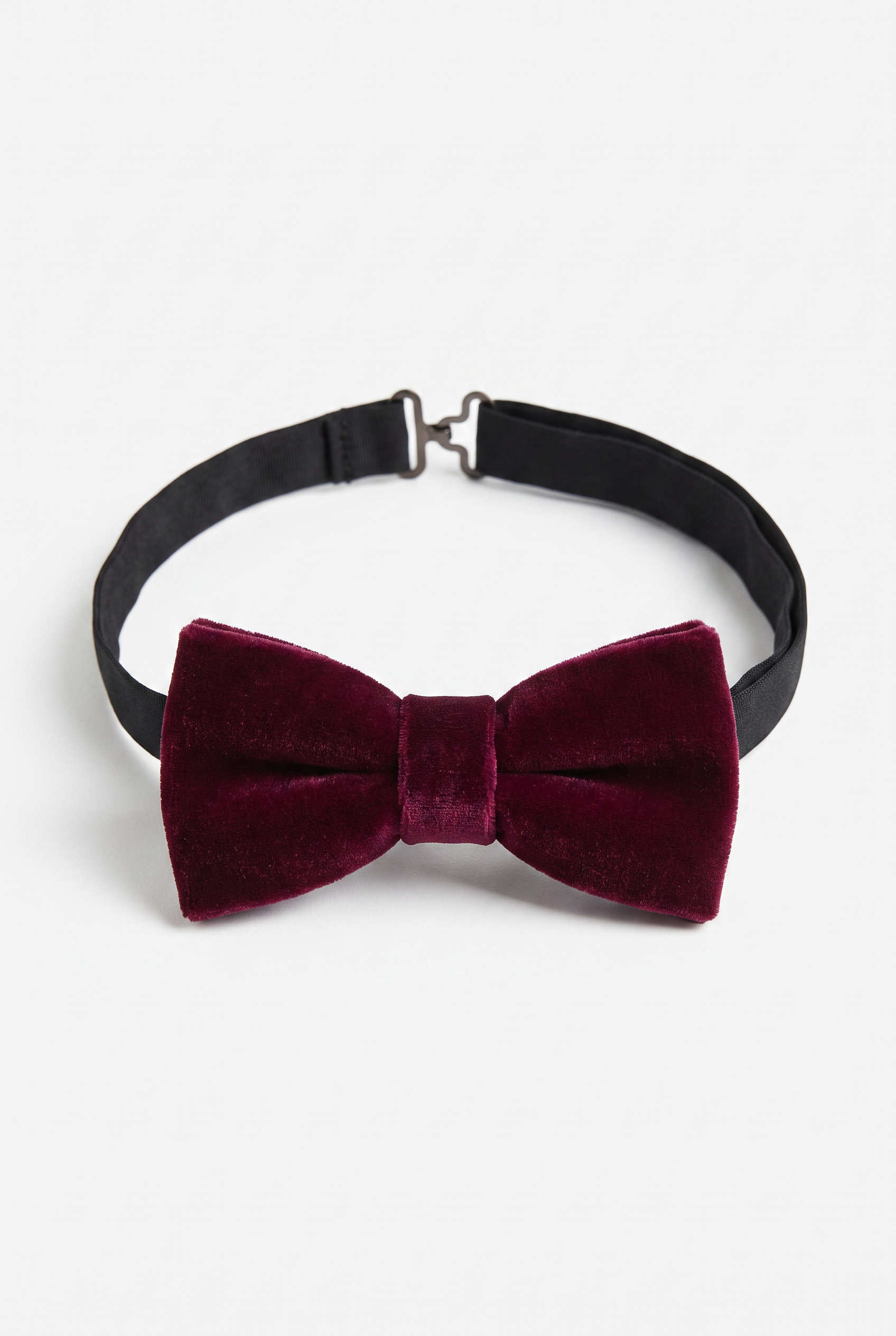 Kids Bow Tie – Adjustable Pre-Tied Bow Tie for Boys -  Velvet Purple Picture