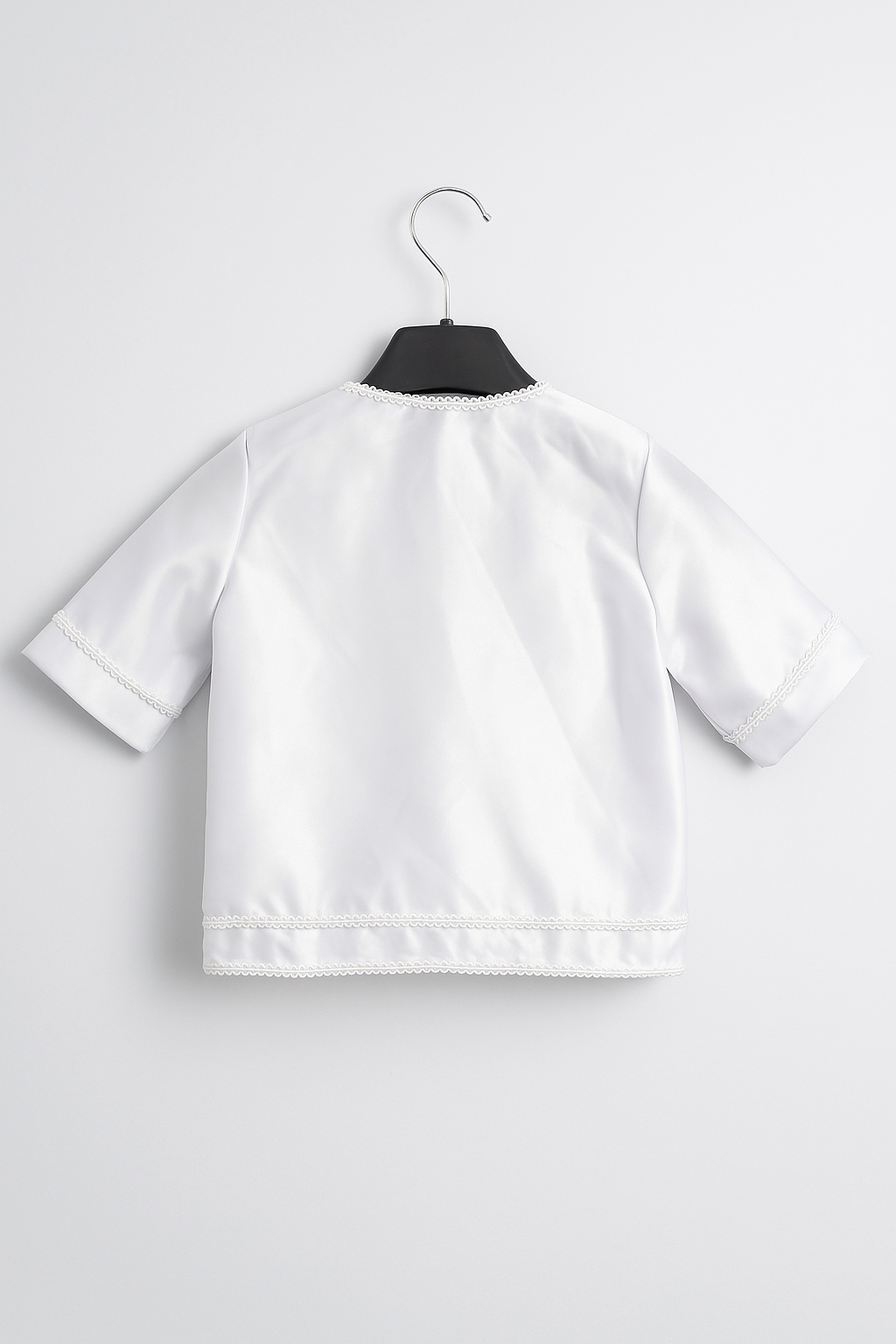 Luxurious Baby Boys Christening Romper Set - PETER - White
