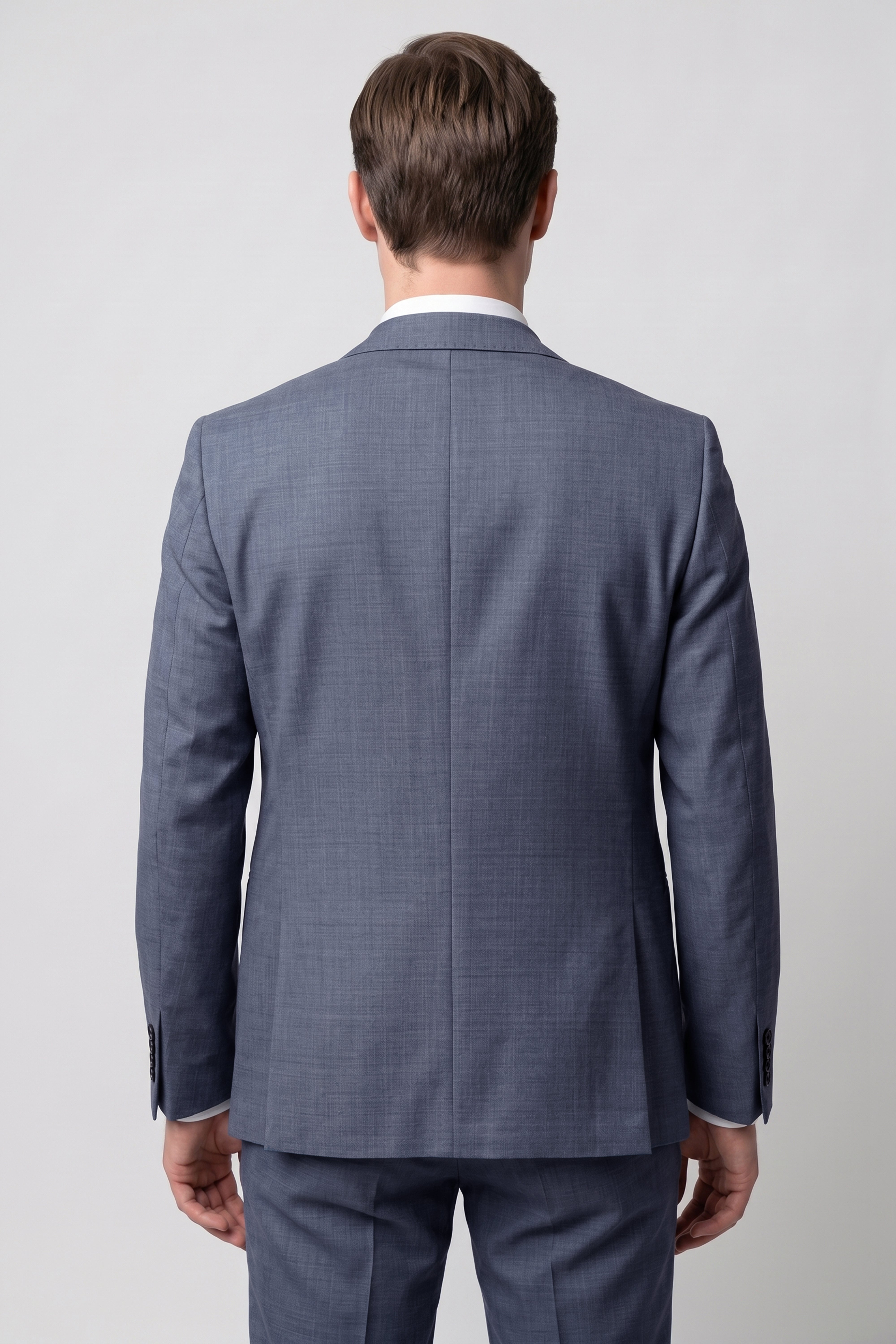 Costume formel pour homme 2 pièces à double boutonnage - Modèle FINN GRIS