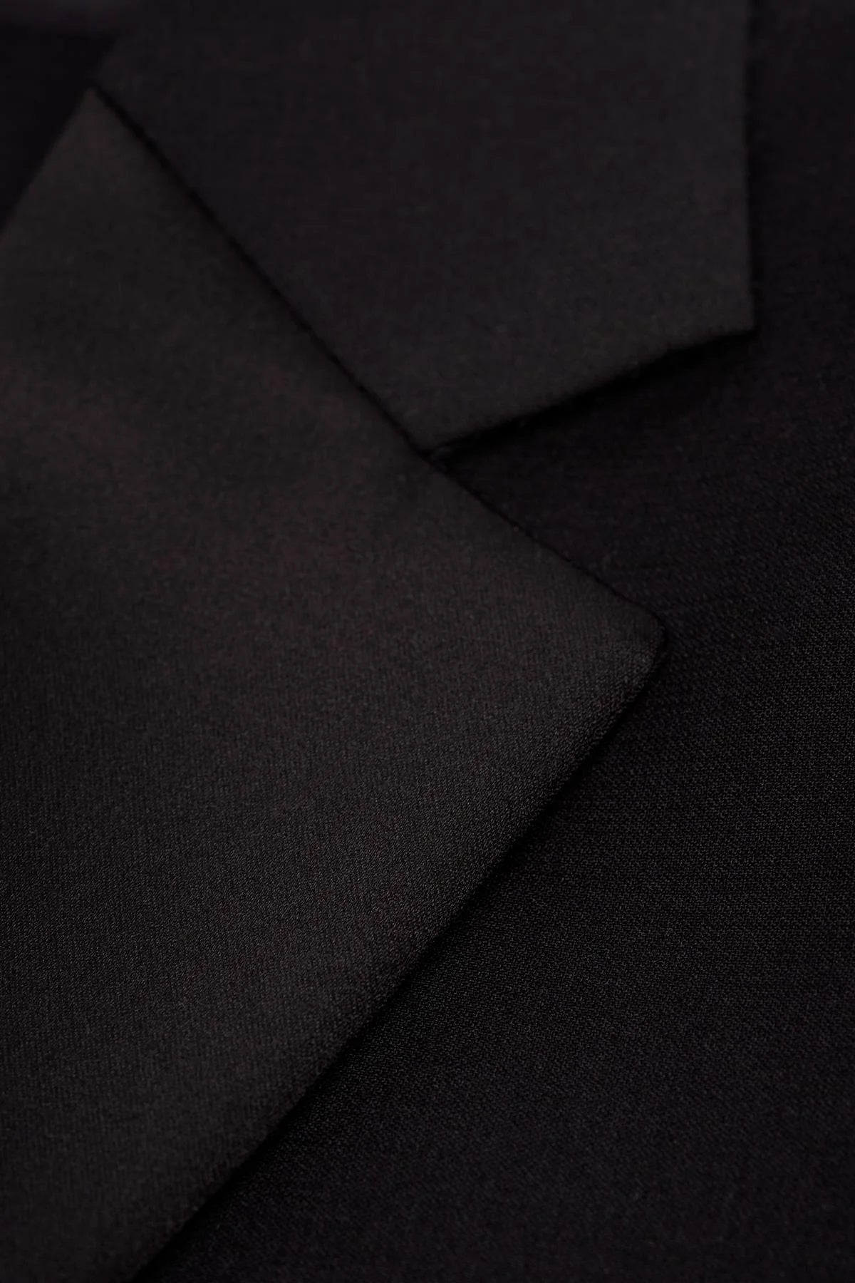 Conjunto de esmoquin de gala Cavani Malibu Negro para hombre, de 2 piezas, con solapa de muesca de satén