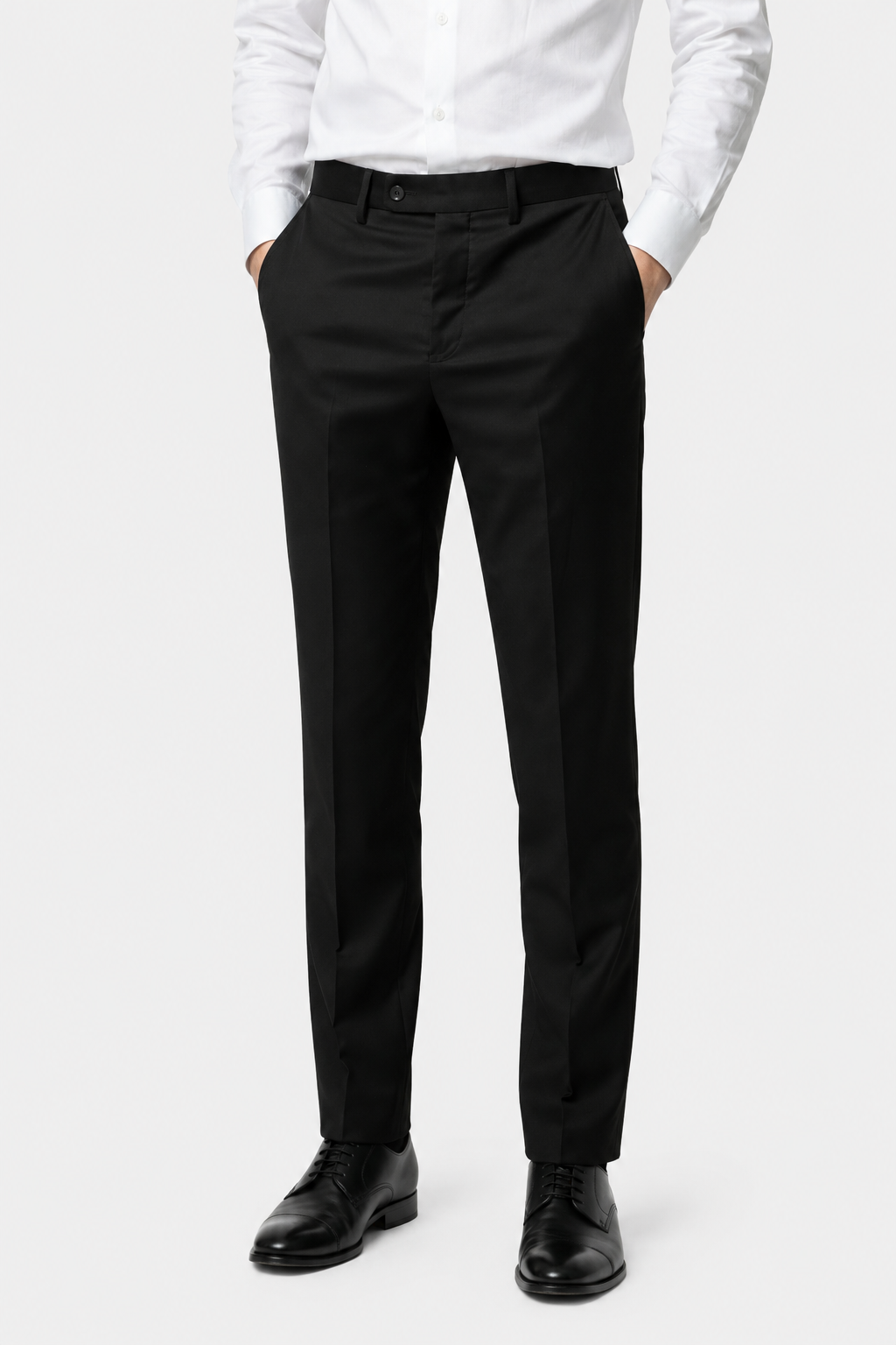 Men’s 2 Piece Double Breasted Formal Suit - CARSON BLACK