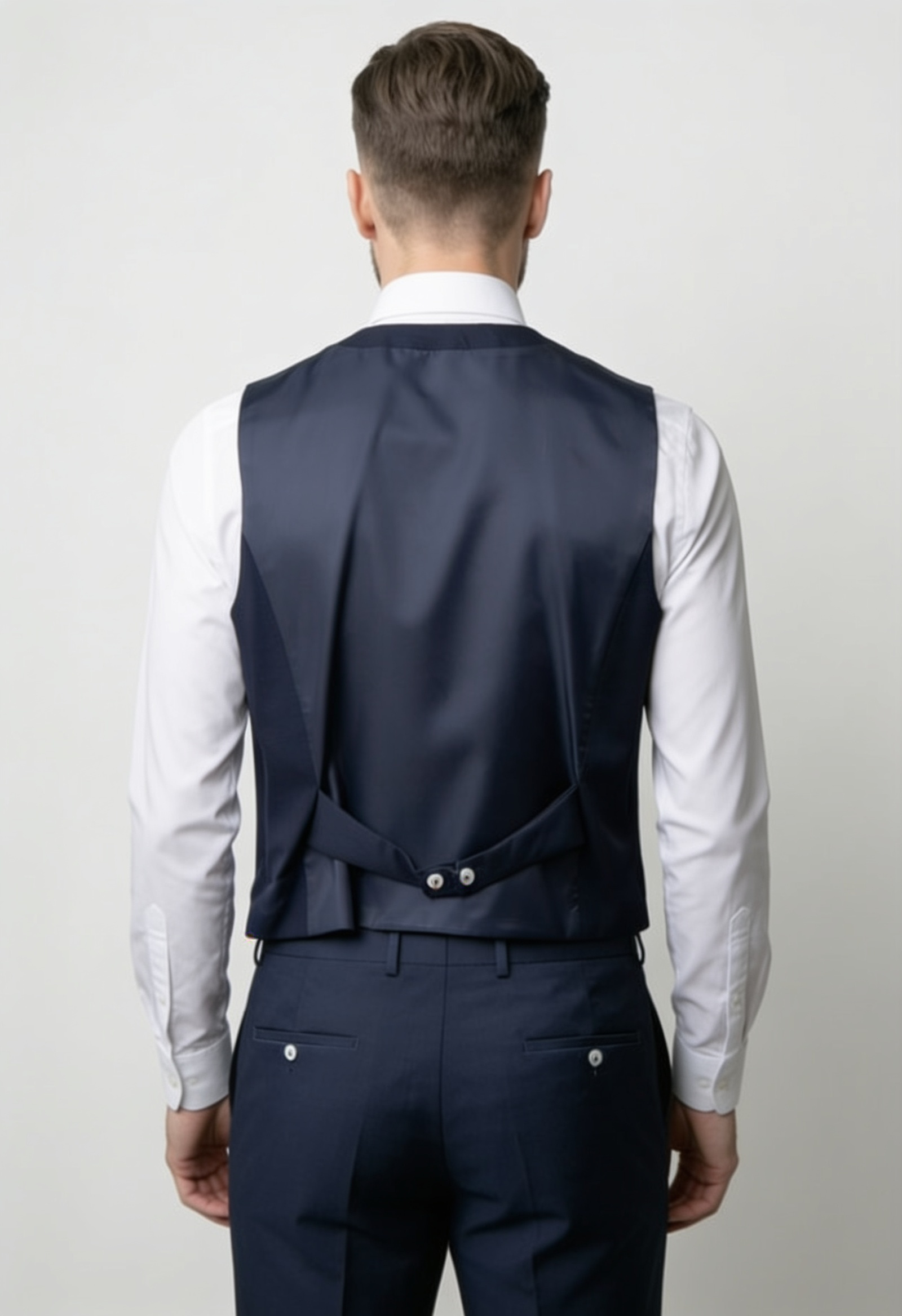 Costume formel 3 pièces pour homme - Modèle PORTER BLEU MARINE