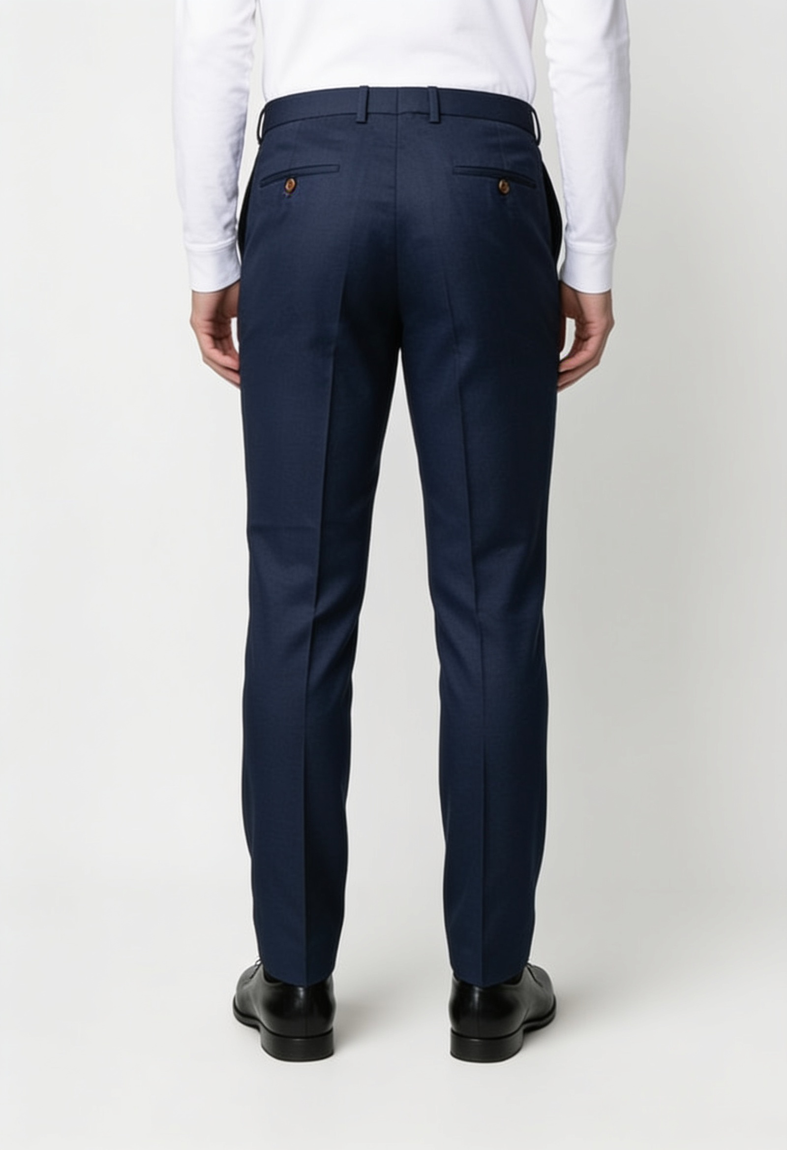 Traje formal texturizado de 3 piezas para hombre - Estilo SULLIVAN AZUL MARINO