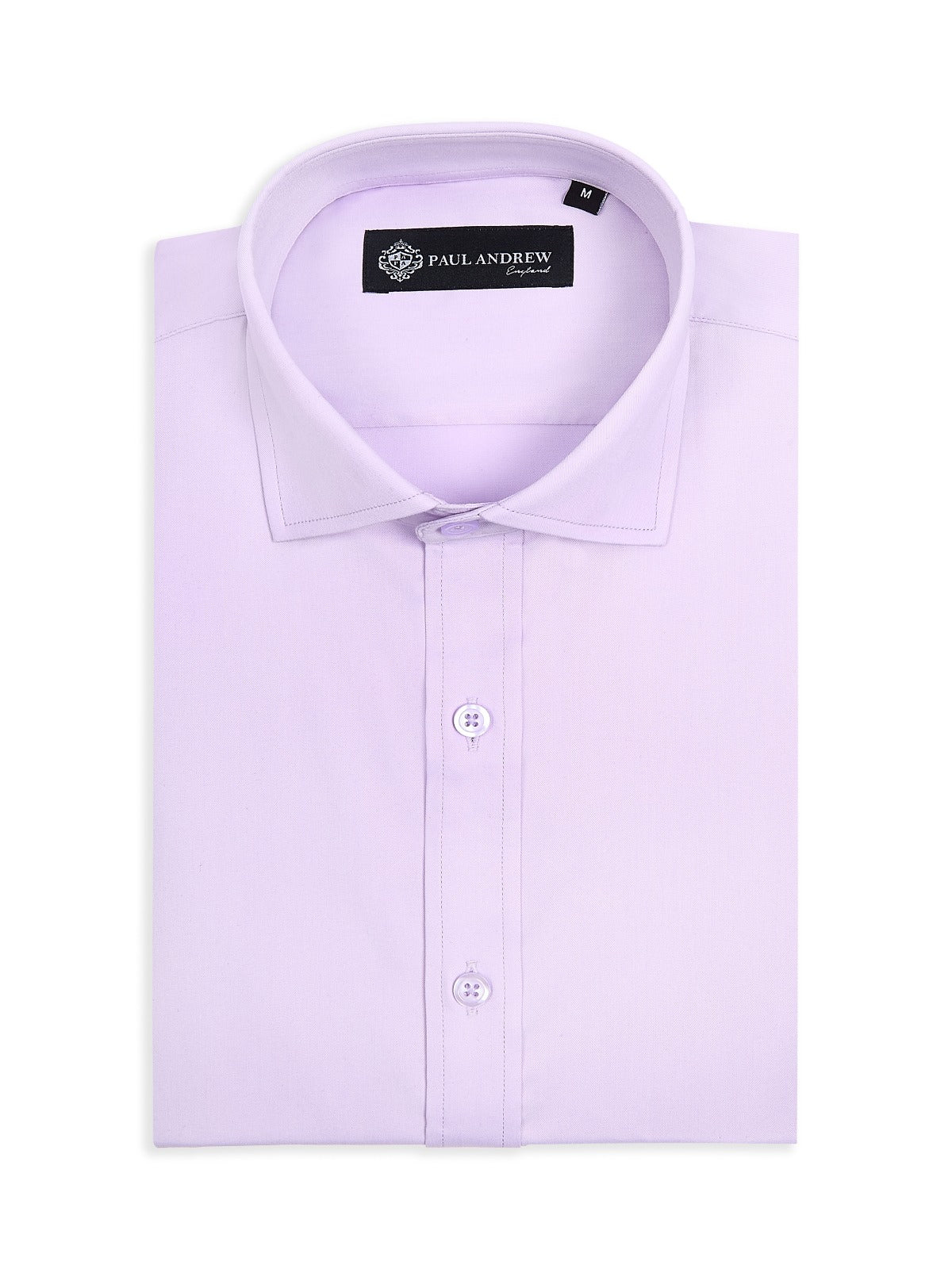Men's Double Cuff Tailored Fit Formal Shirt - Lilac