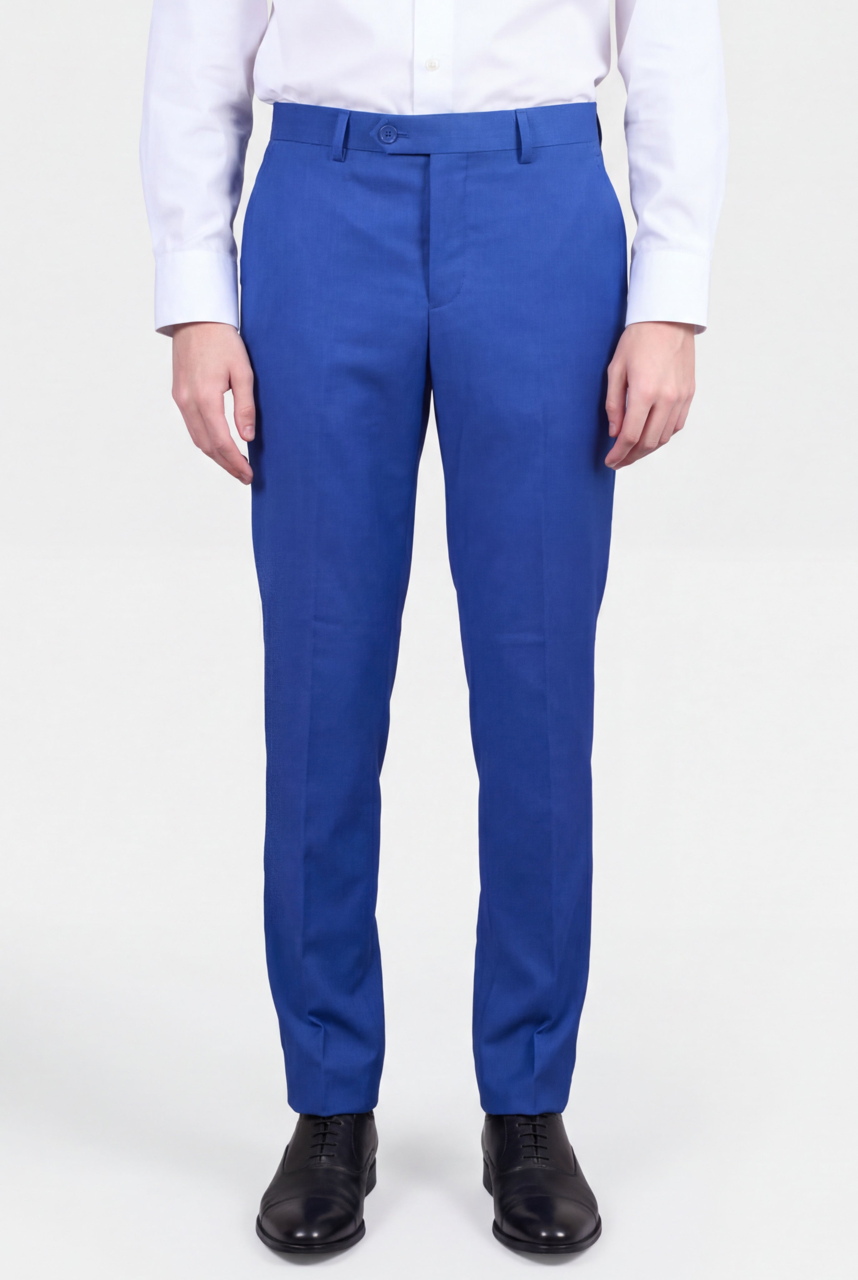 Pantalon habillé pour homme - Roman - Bleu