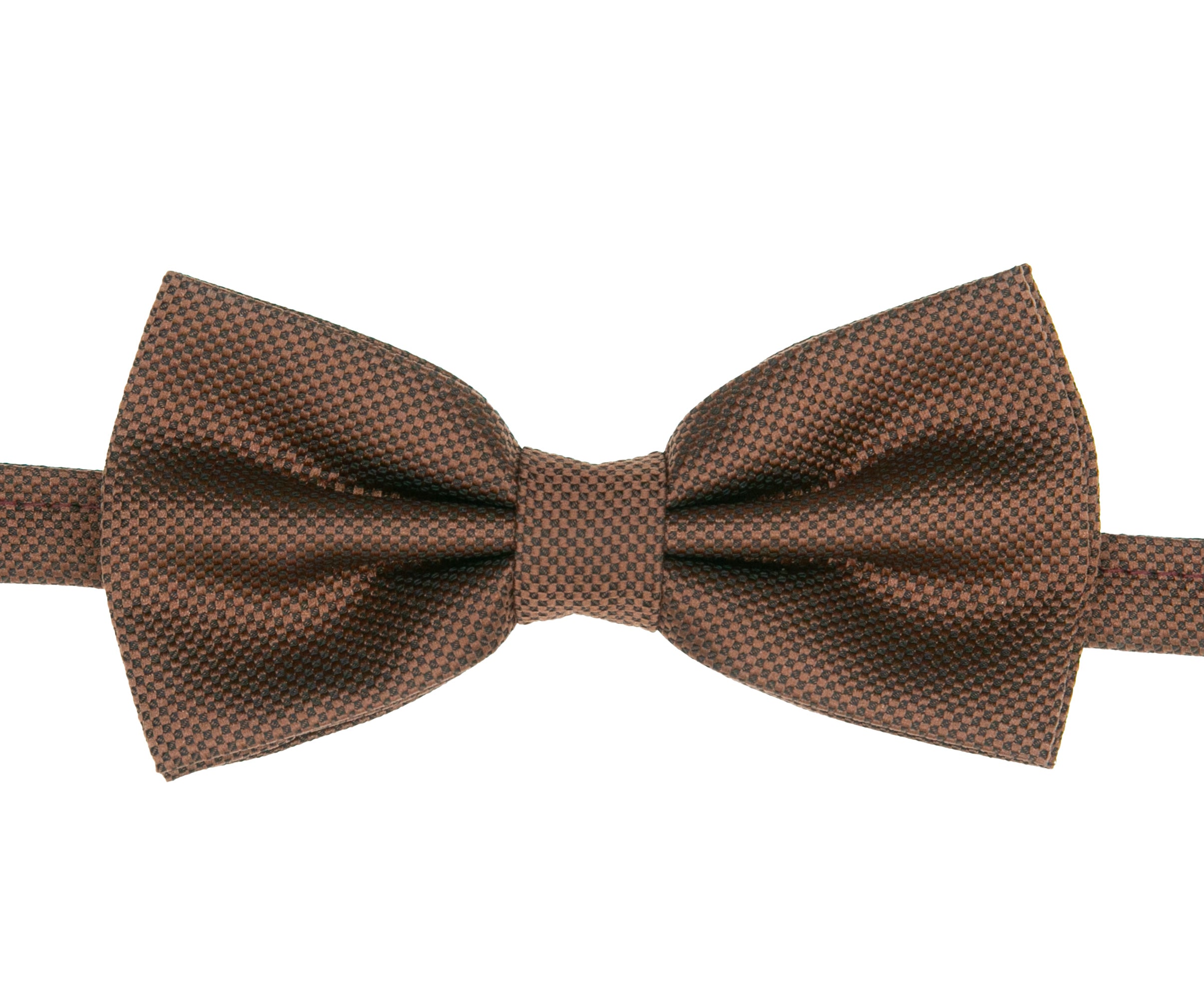 Men’s Pre-Tied Jacquard Dickie Bow Tie Neckwear - Burnt Orange