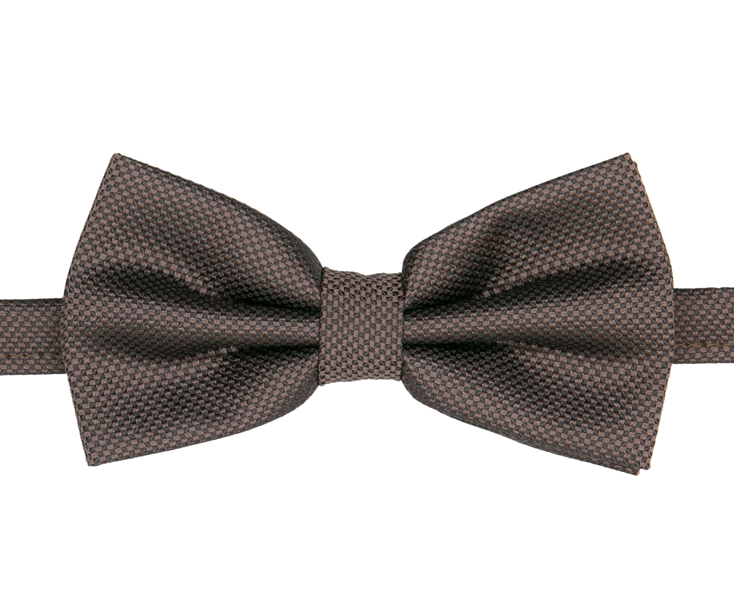 Men’s Pre-Tied Jacquard Dickie Bow Tie Neckwear - Dark Brown