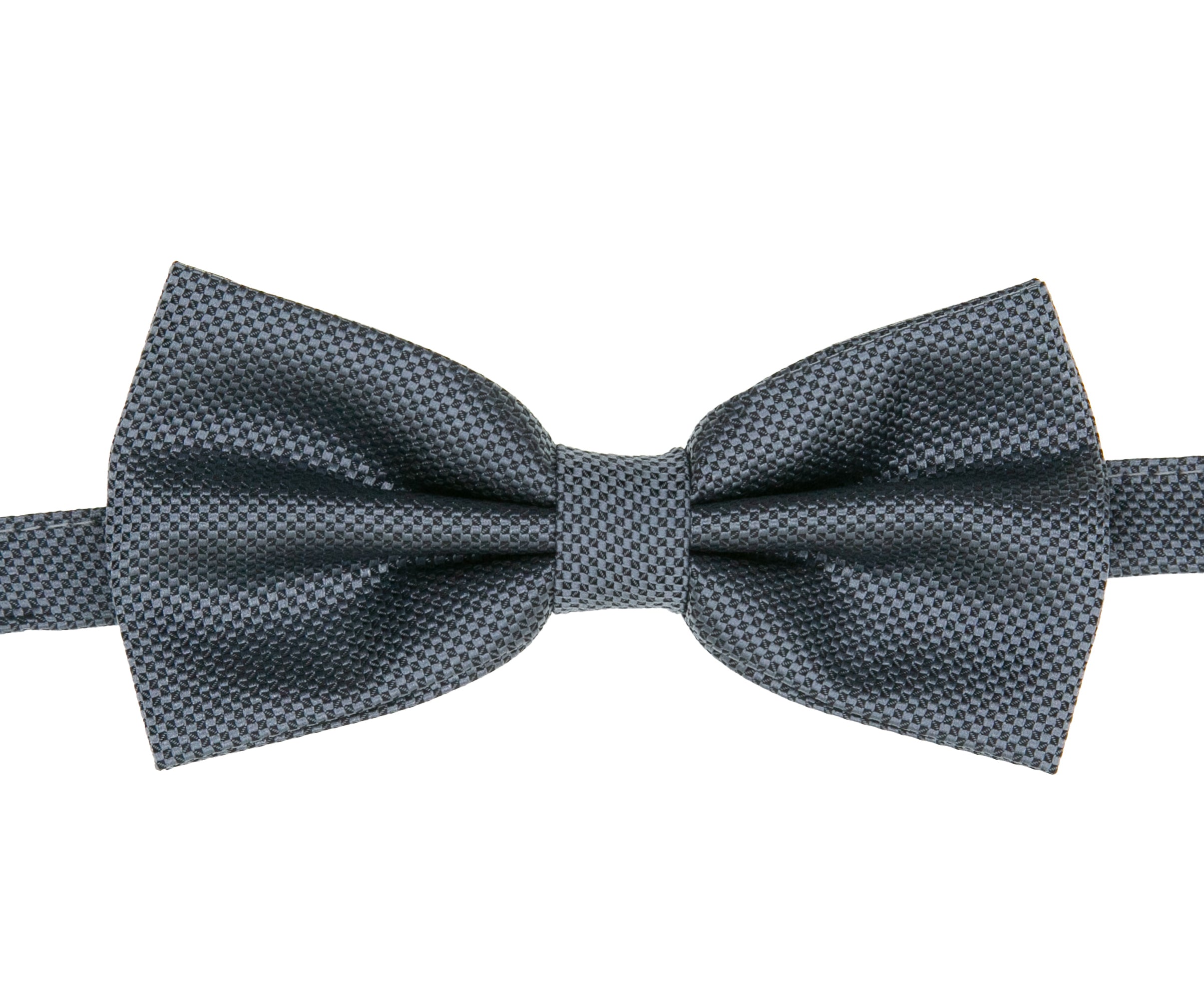 Men’s Pre-Tied Jacquard Dickie Bow Tie Neckwear - Slate Blue