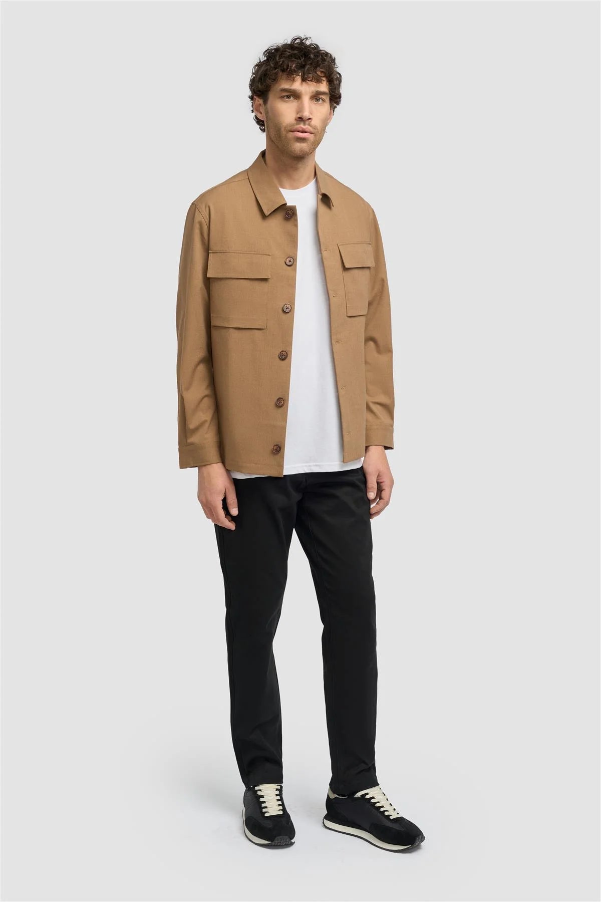 Men’s Regular Fit Overshirt - Danilo - Sierra Front Picture