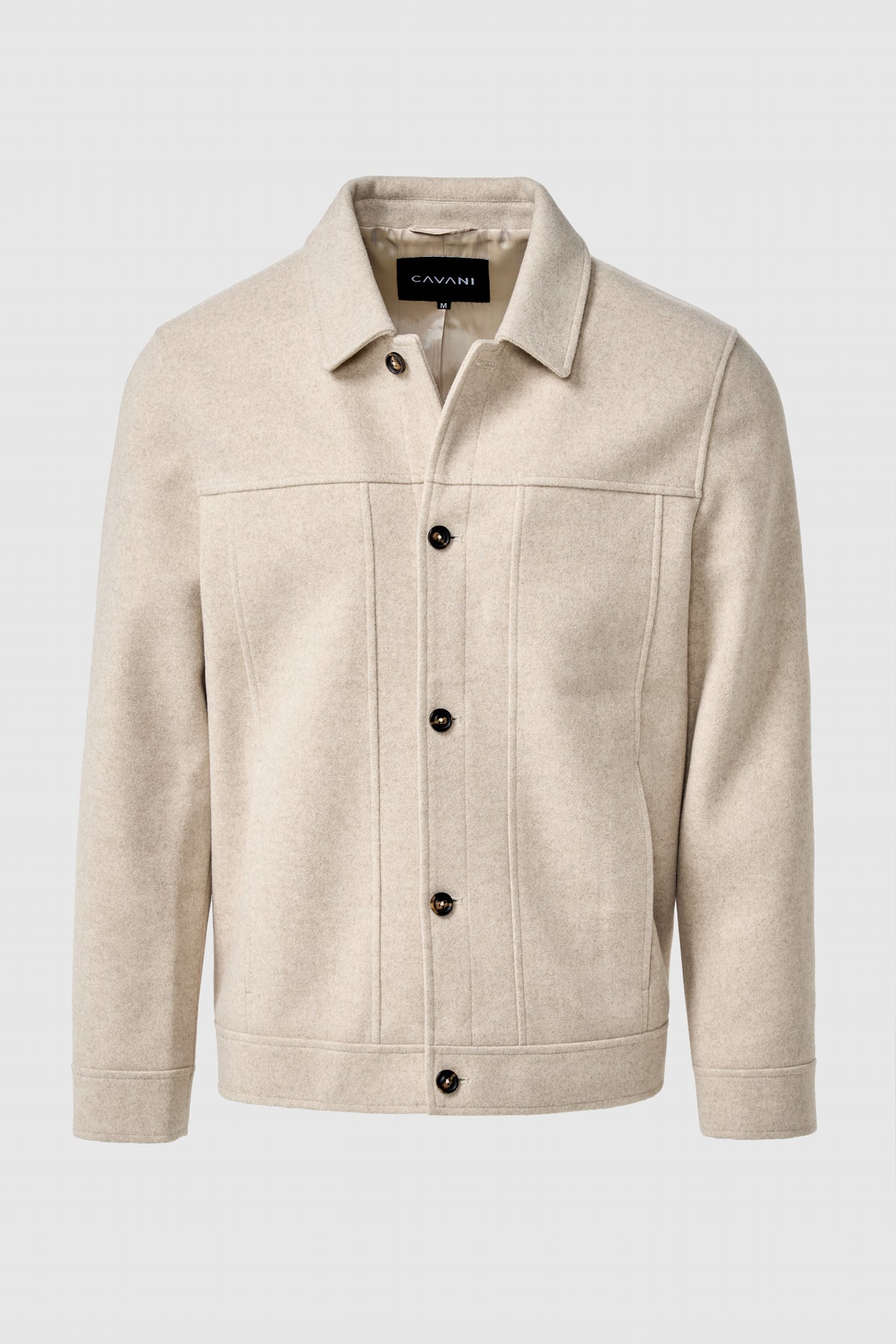 Men’s Short Jacket - Cavani Steed Sand front picture