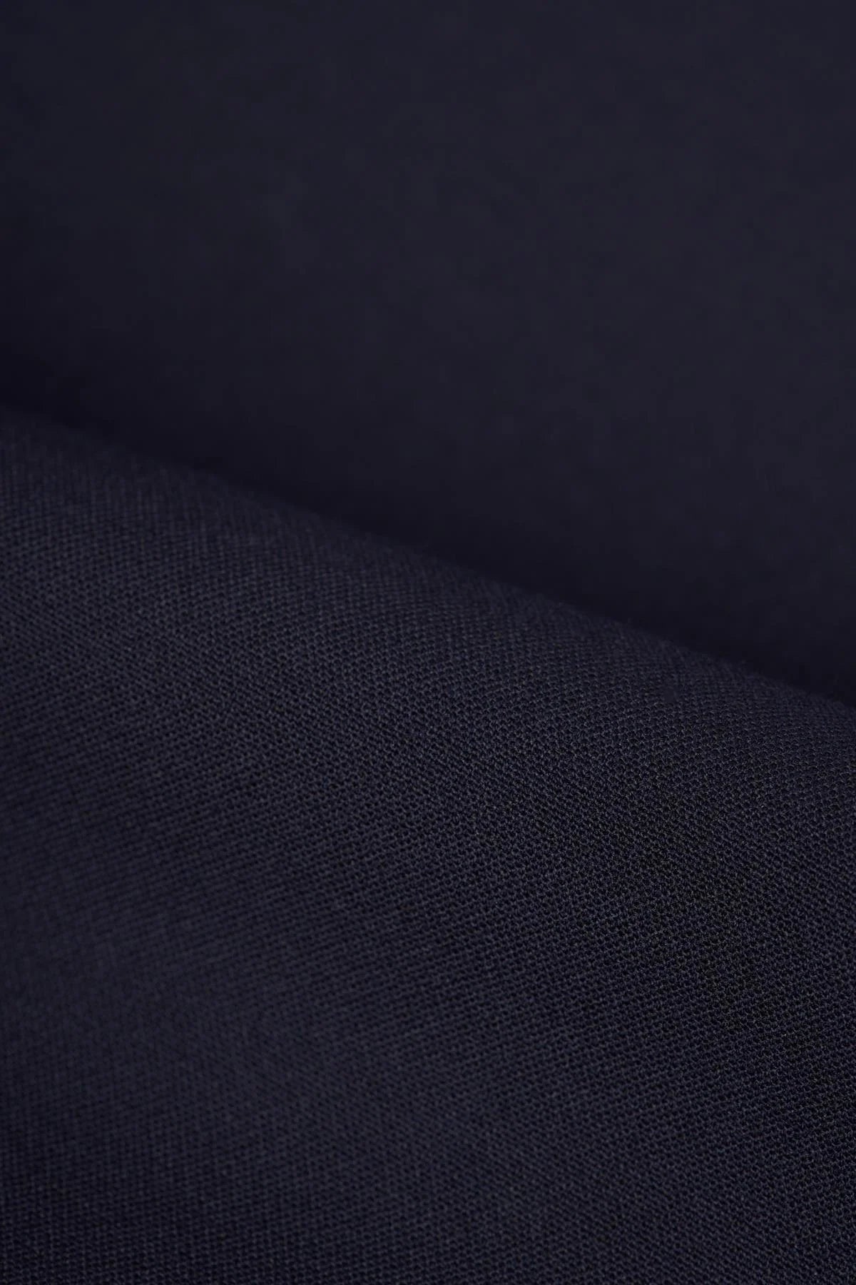 Men’s Smart Casual Stretch Zip-Up Short Jacket – Cavani Carlo Navy Fabric Picture